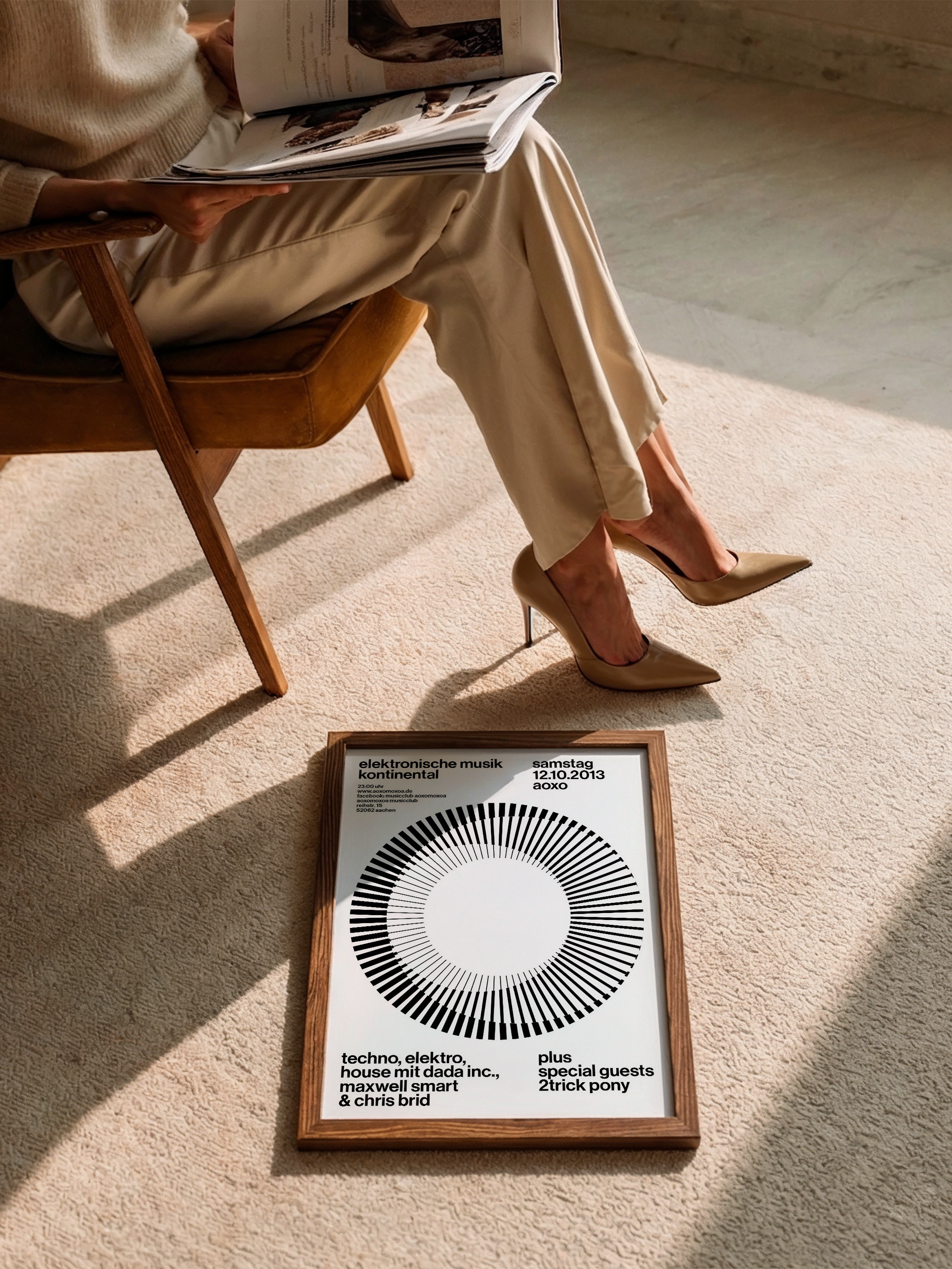 Elektronik Müzik Continental – Minimal Tekno Etkinlik Posteri