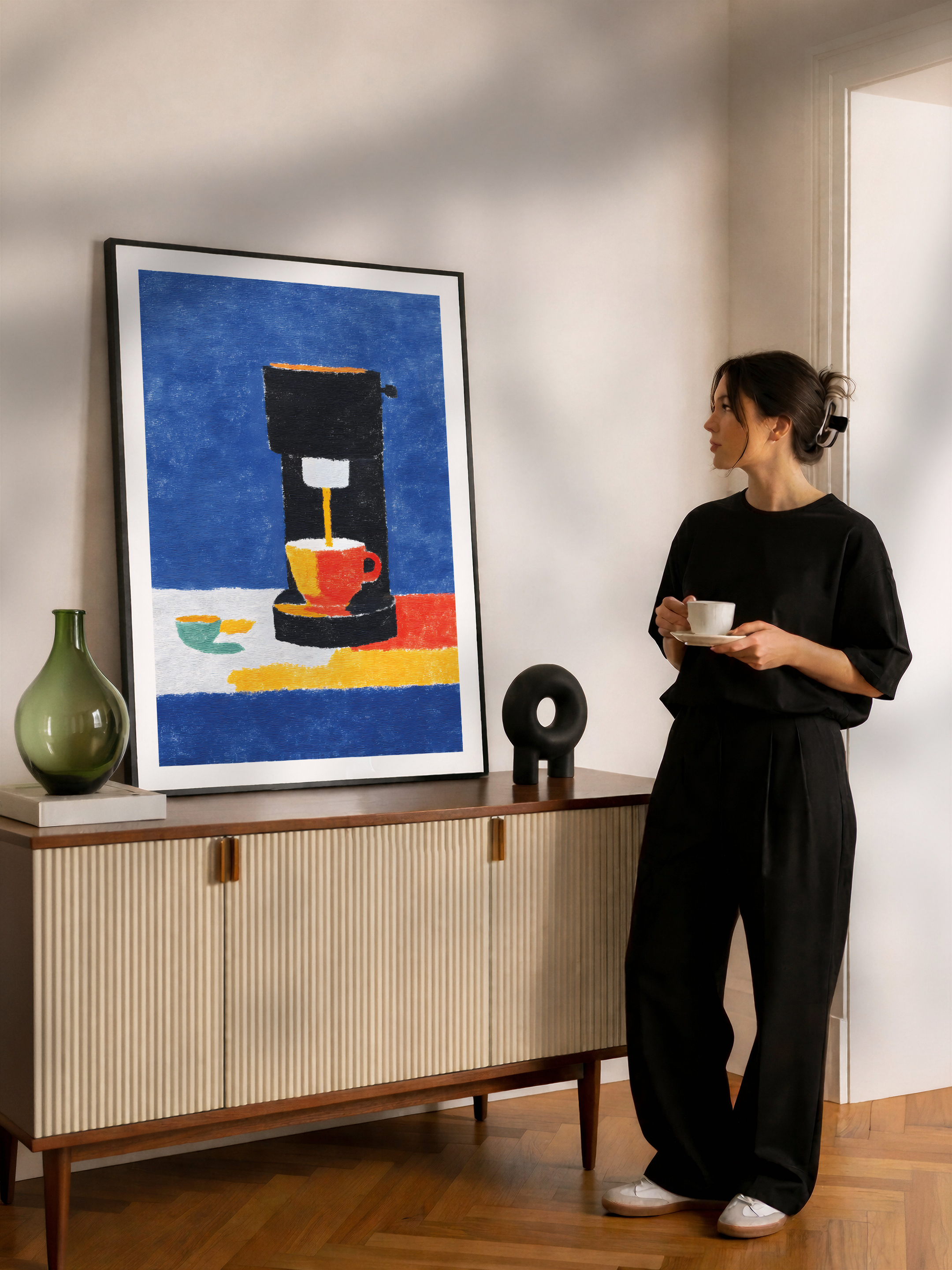 Sabah — Coffee Illustration Poster