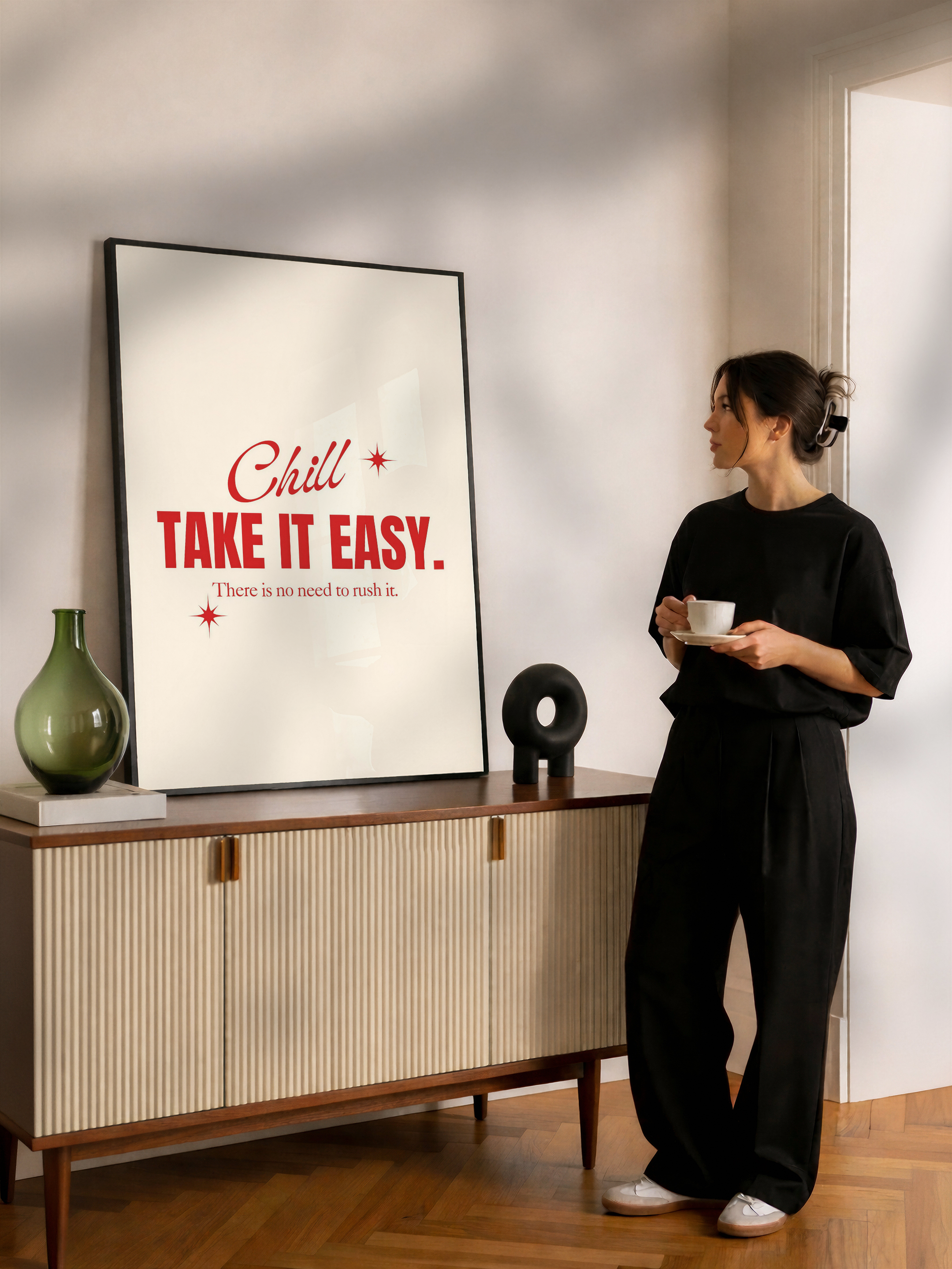 Take It Easy – Retro Tipografi Posteri