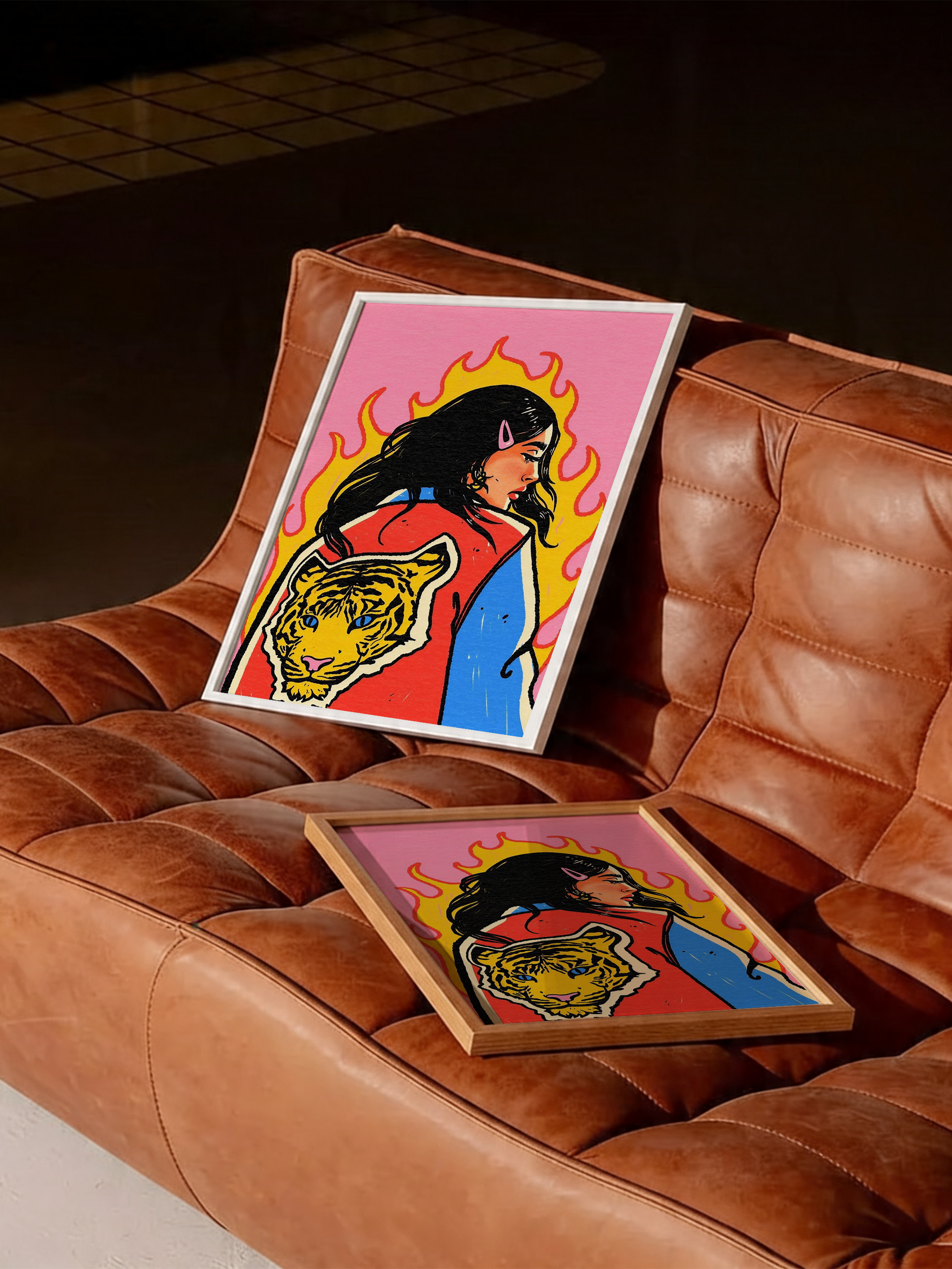 Vahşi Alev – Kaplan Ceketli Kız Posteri