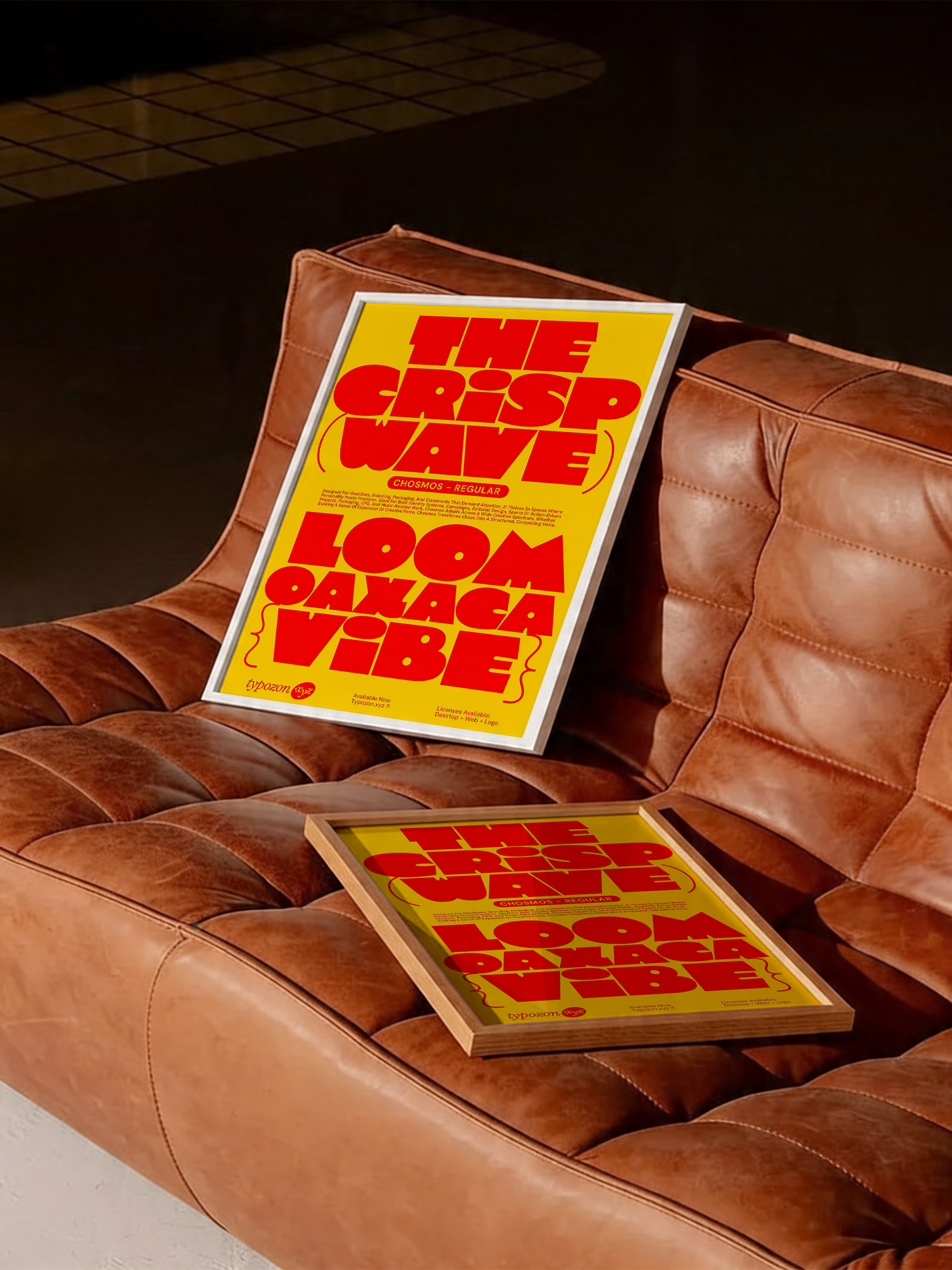 Crisp Wave – Bold Type Poster