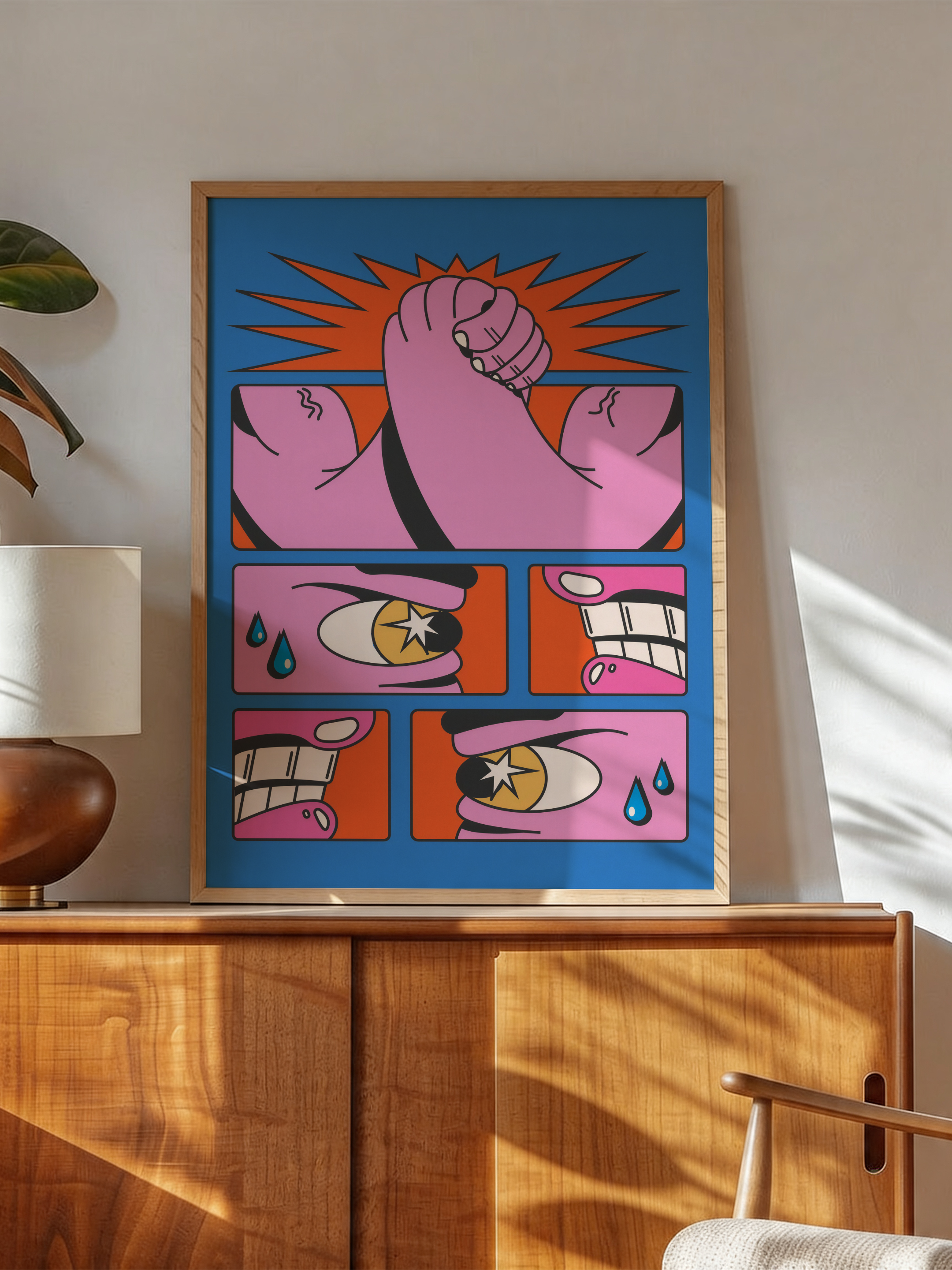 Bilek Güreşi – Pop Art Çizgi Roman