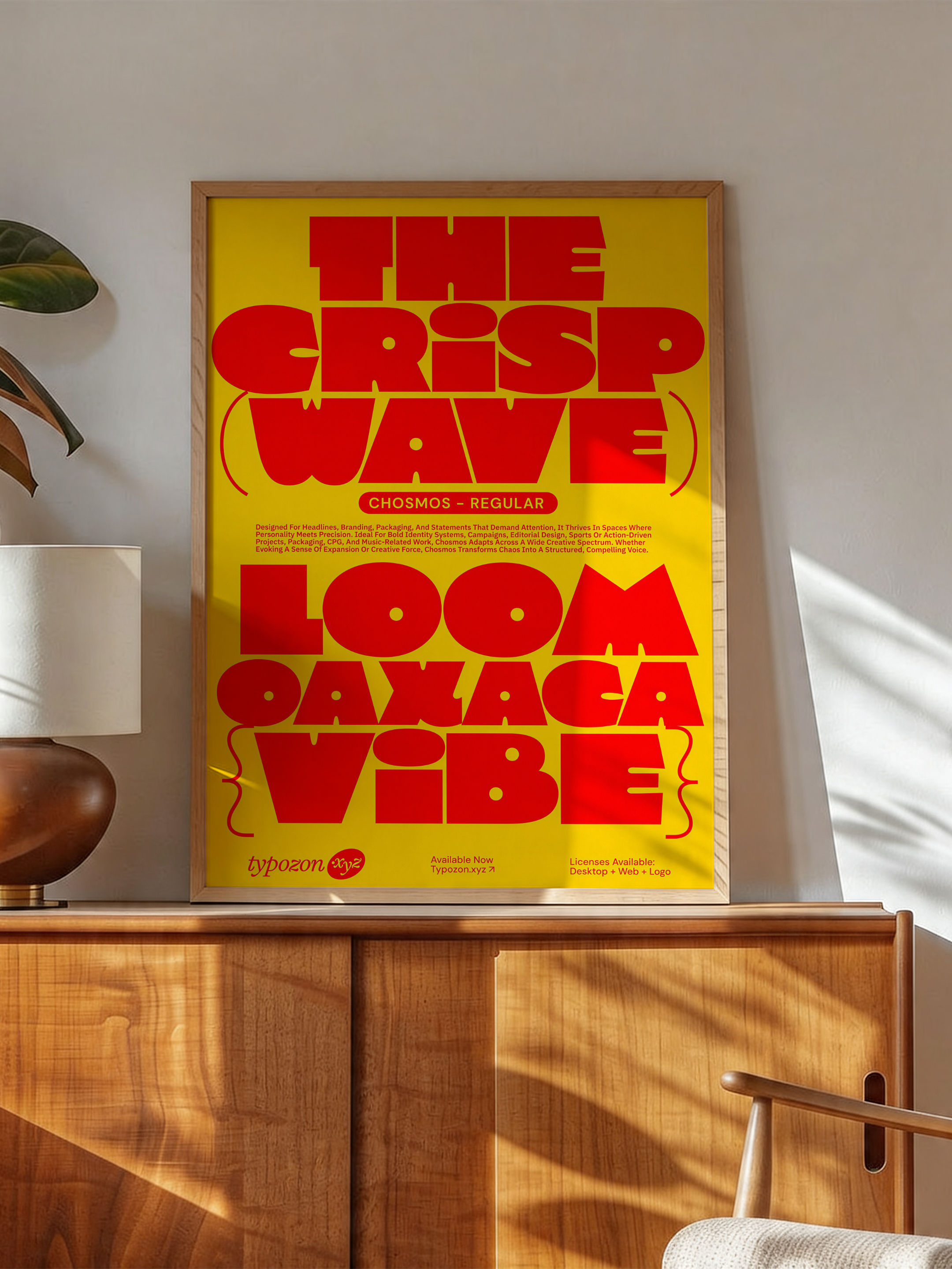 Crisp Wave – Bold Type Poster