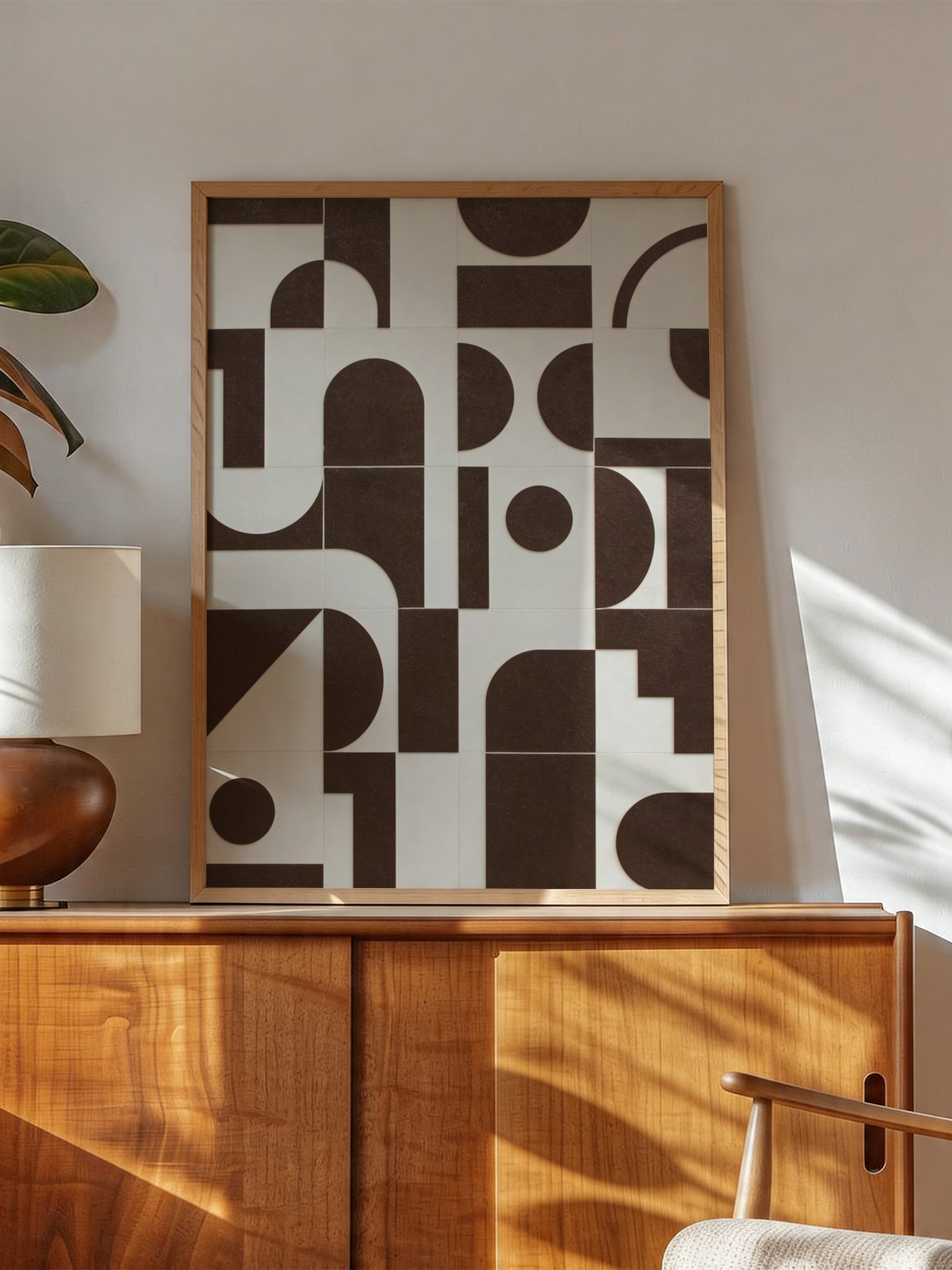 Bloklar — Abstract Geometric Poster