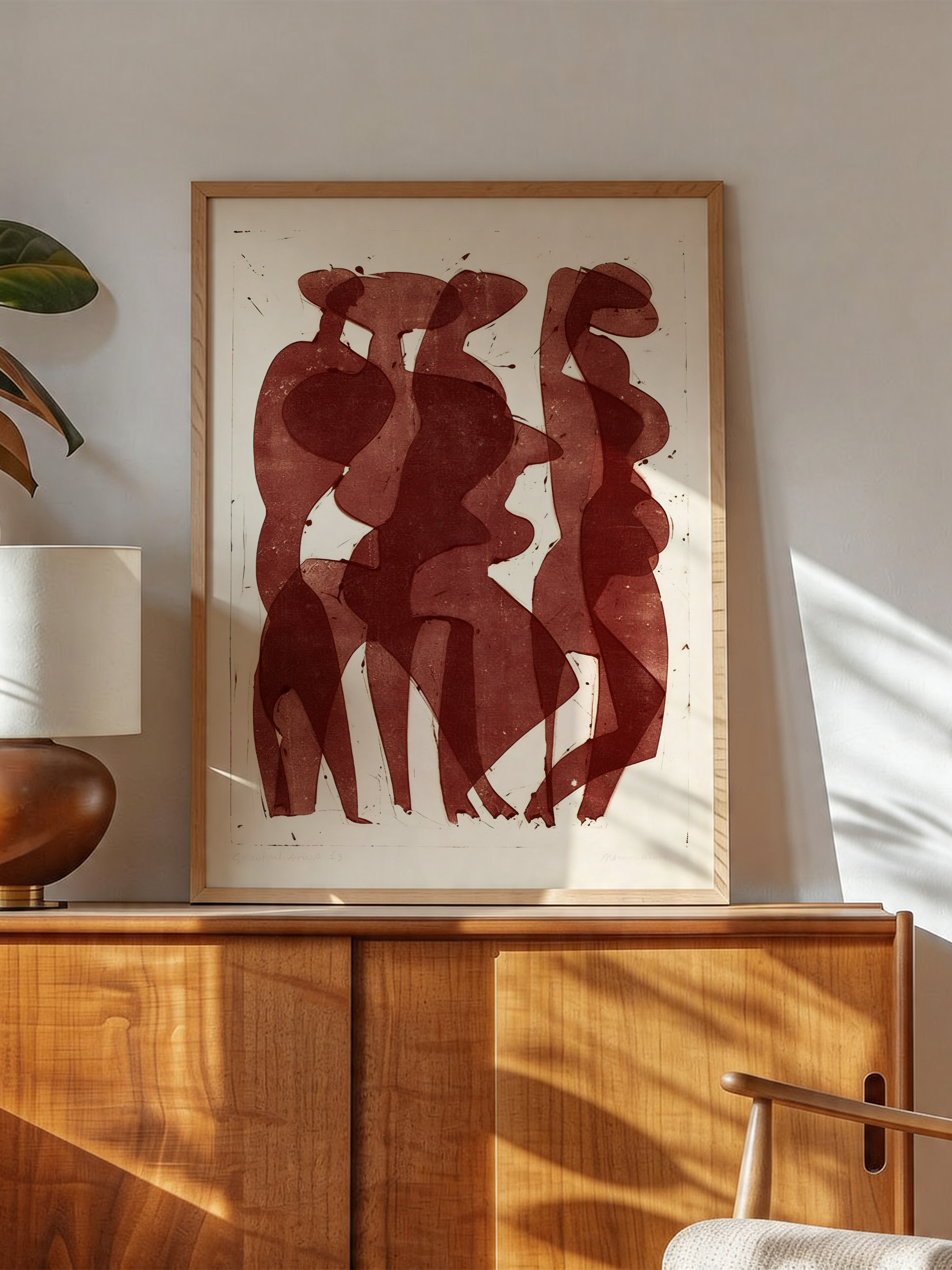 Bağ — Abstract Figure Poster