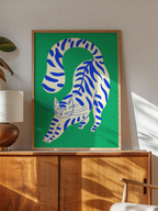 Botanik Desenli Kedi