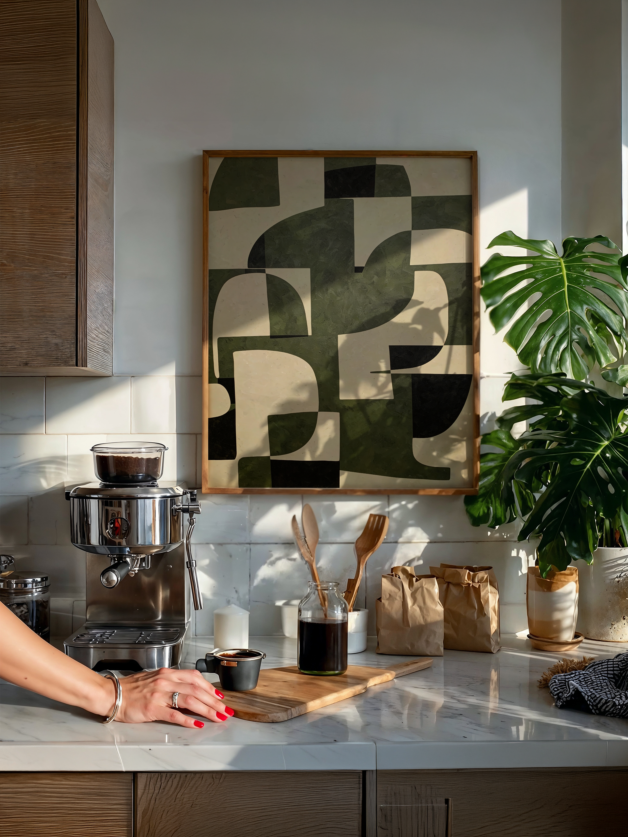 Katman — Abstract Geometric Poster