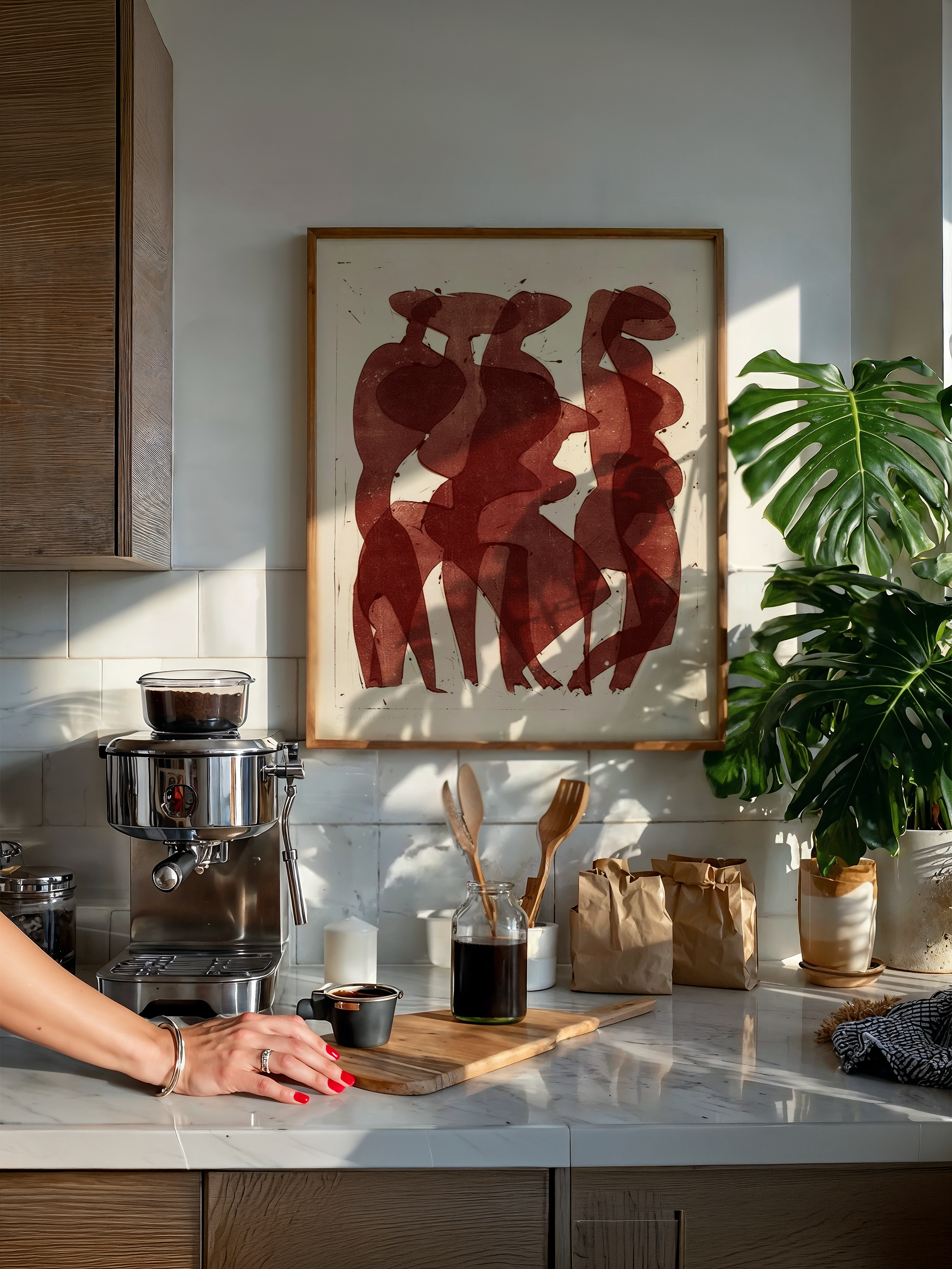 Bağ — Abstract Figure Poster