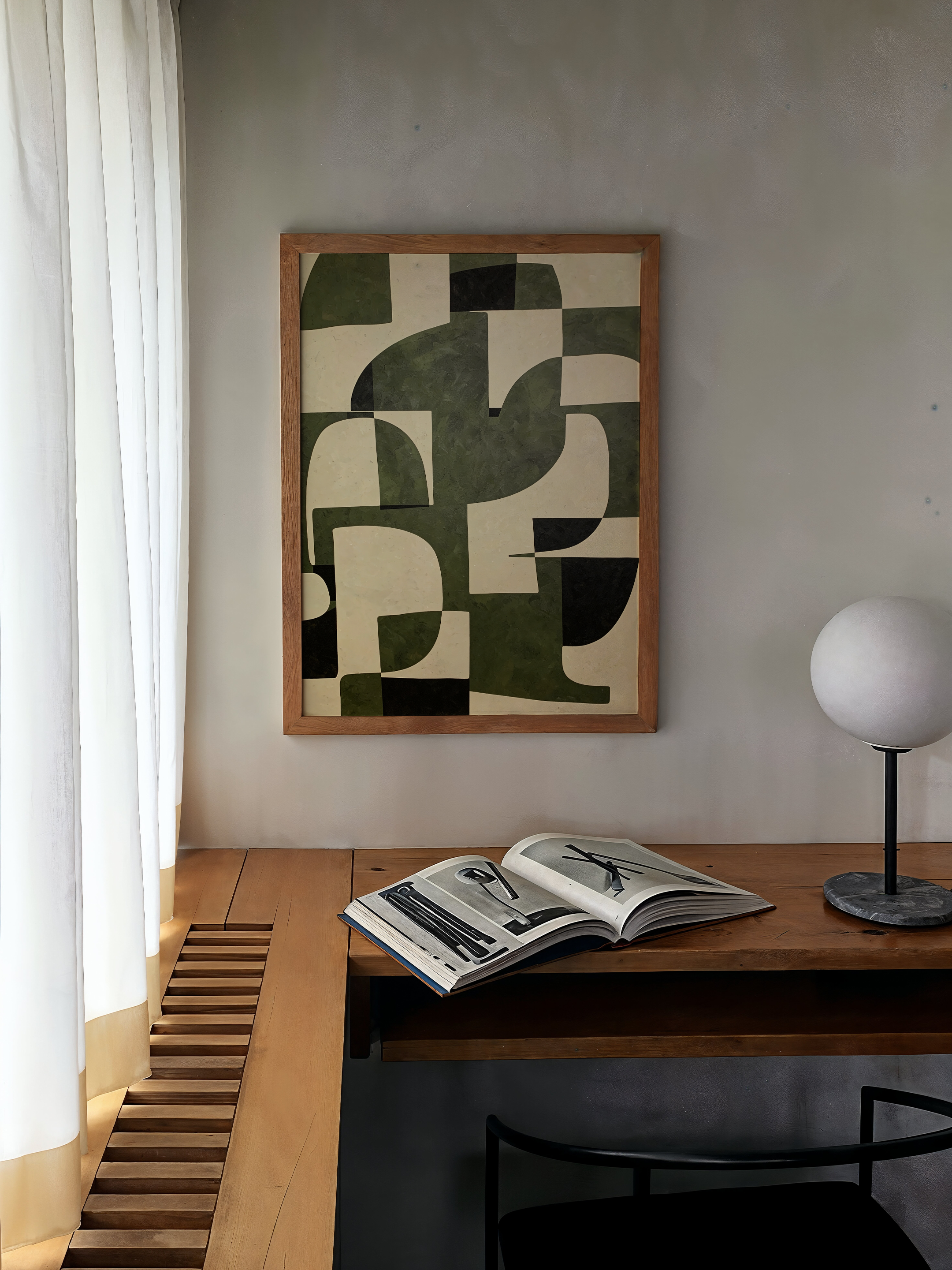 Katman — Abstract Geometric Poster