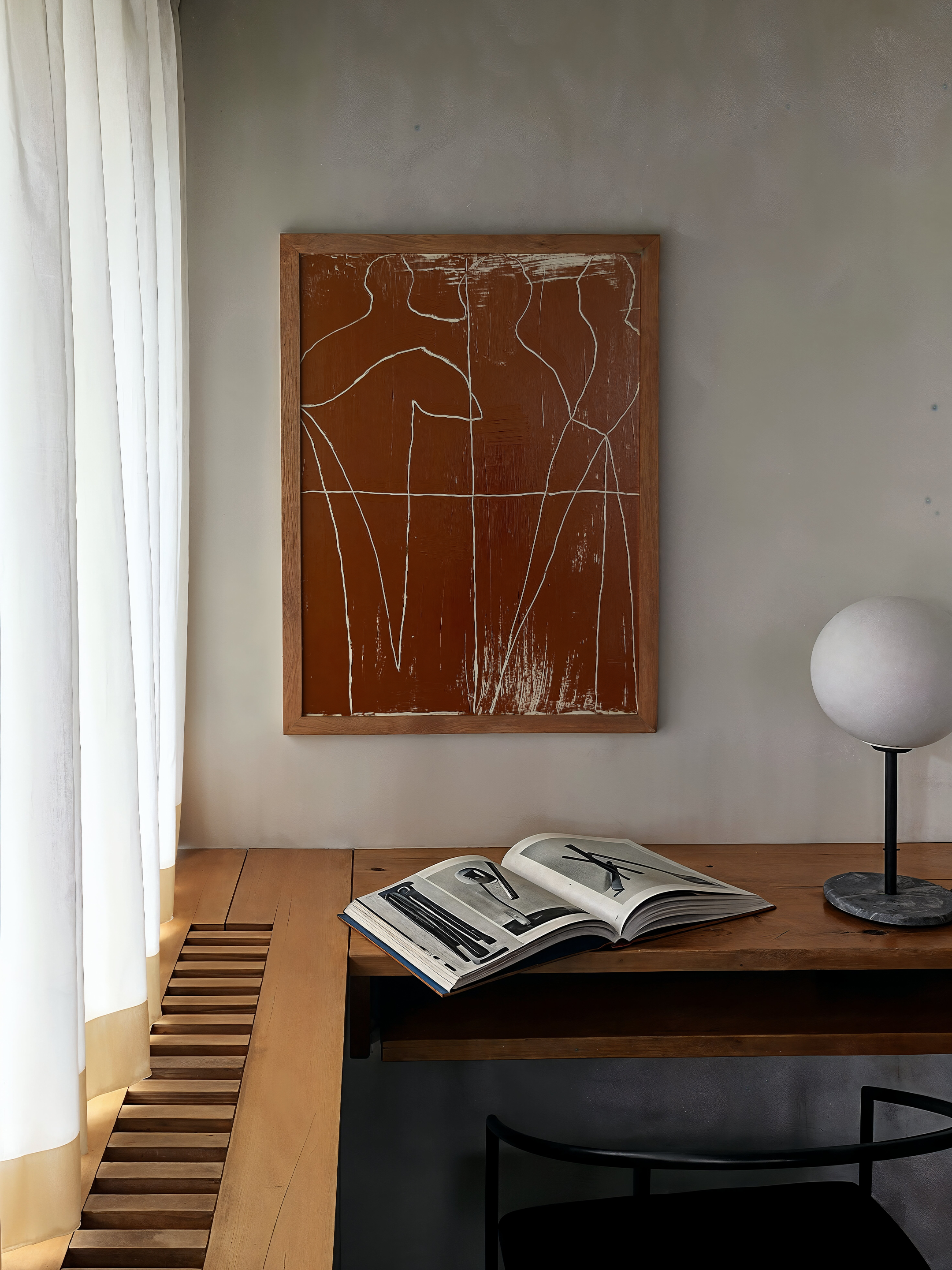 Hat — Abstract Figure Poster