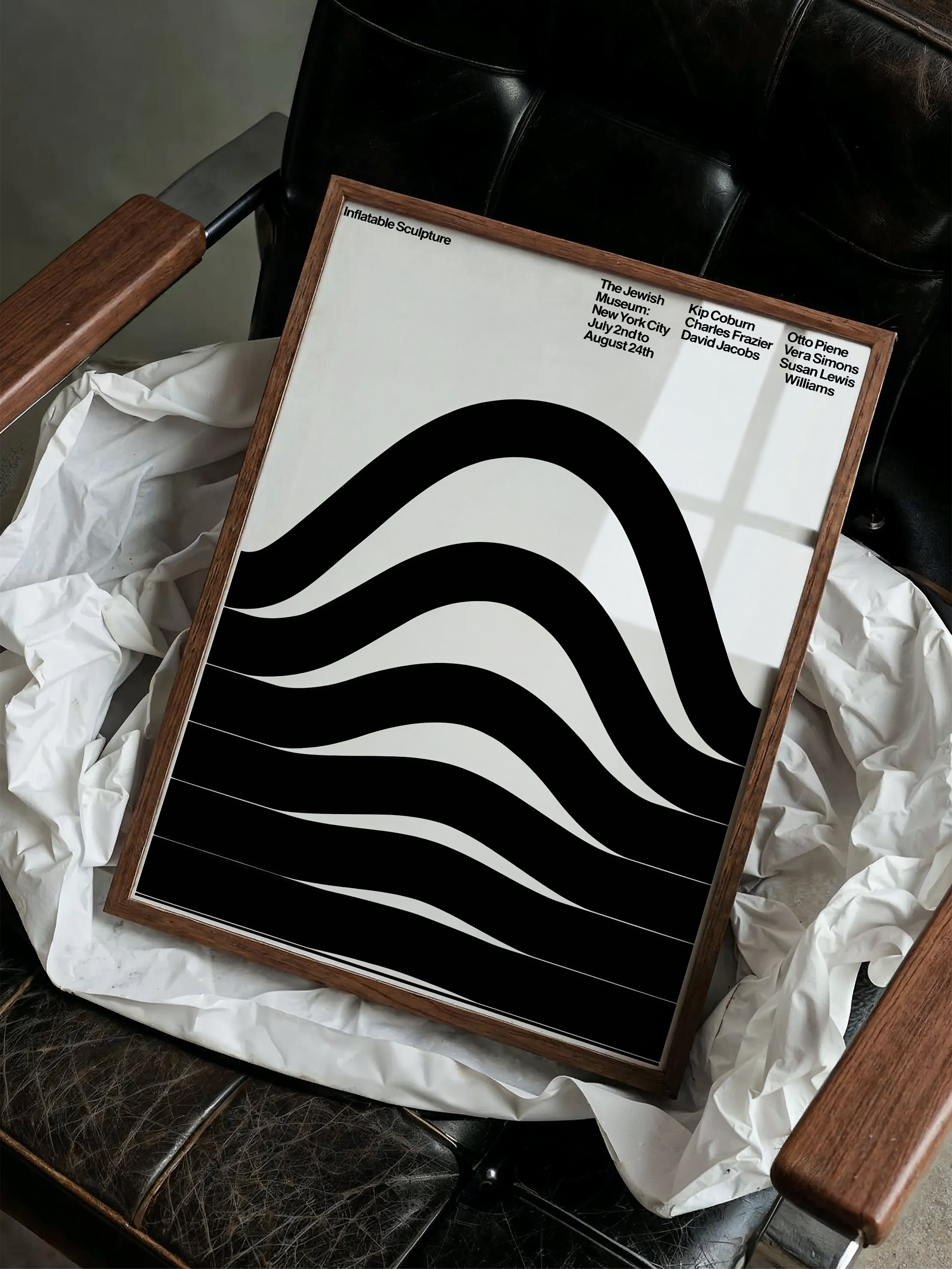 Şişen Dalgalar – Minimal Sergi Posteri