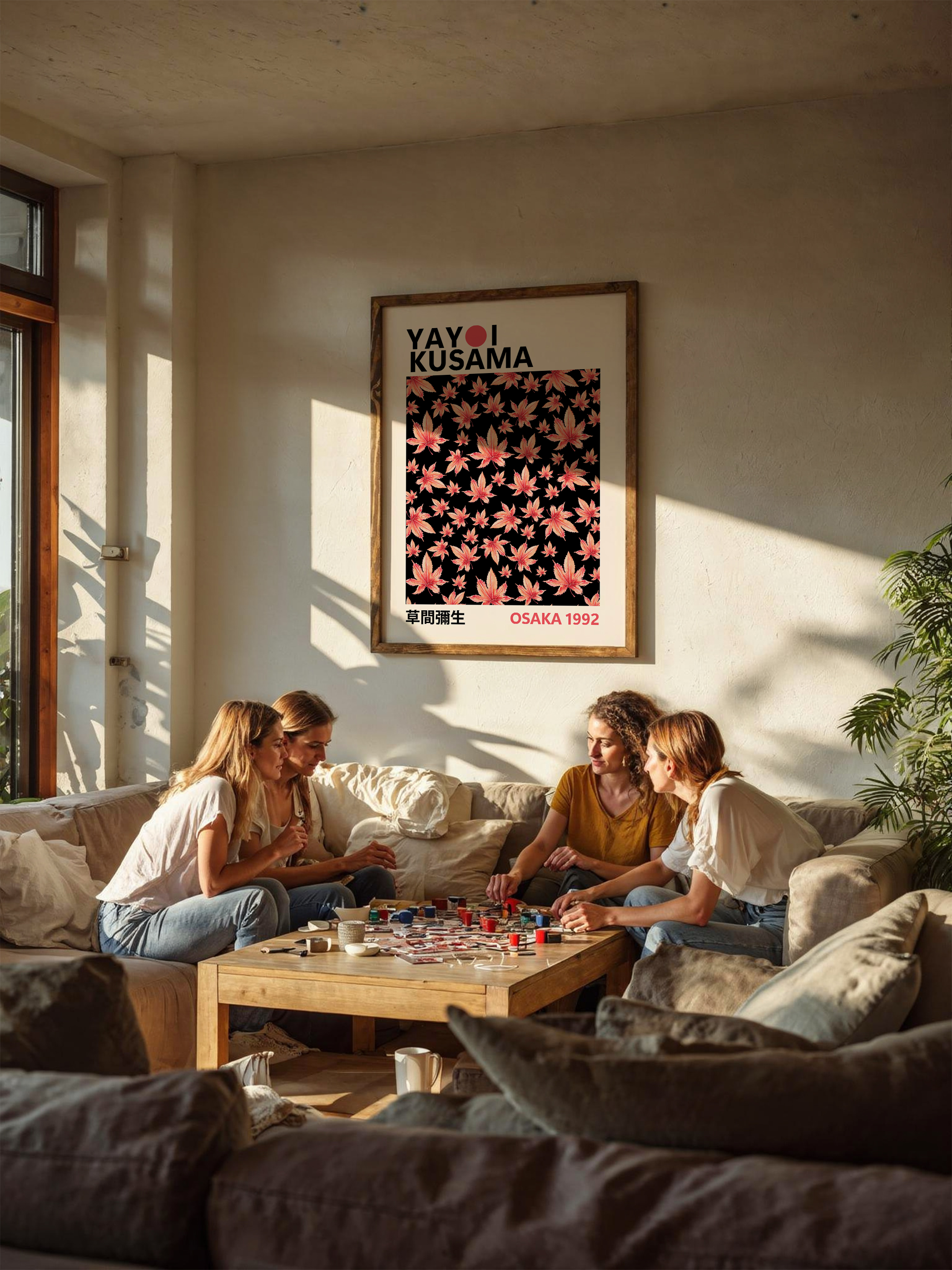 Yayoi Kusama - Maple Leaves