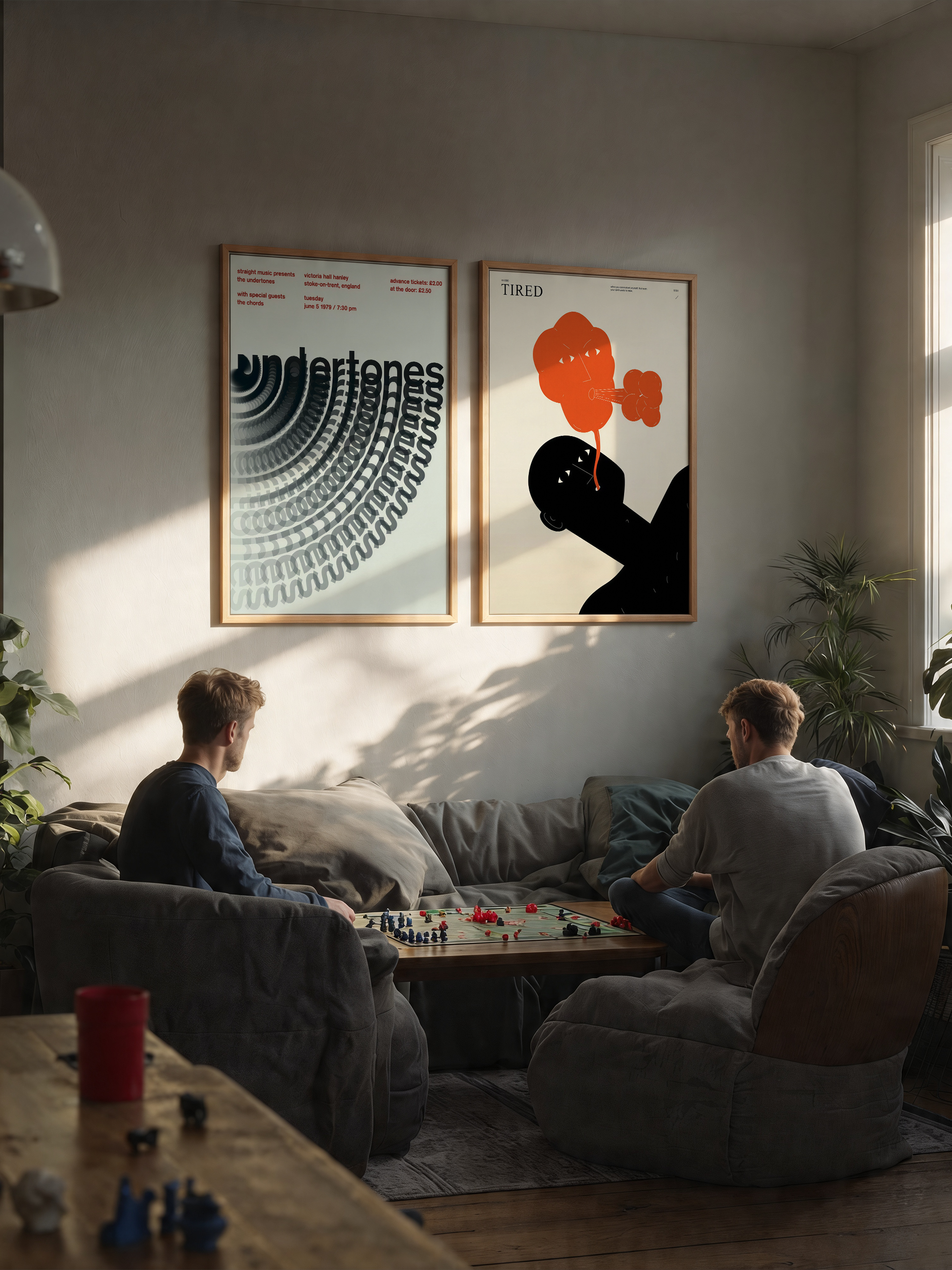 Undertones – Hareketli Tipografi Konser Posteri