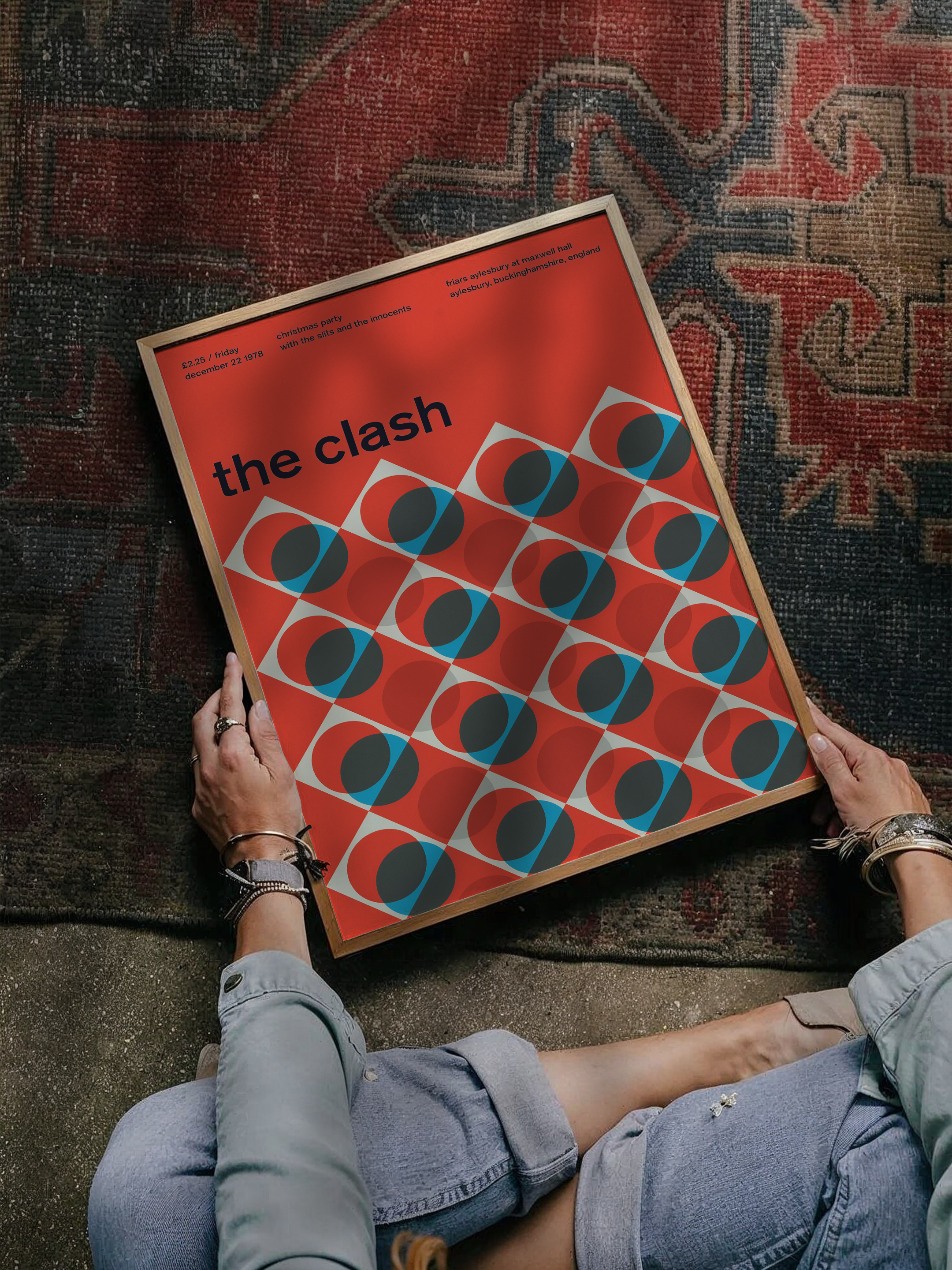 The Clash – Geometrik Punk Posteri