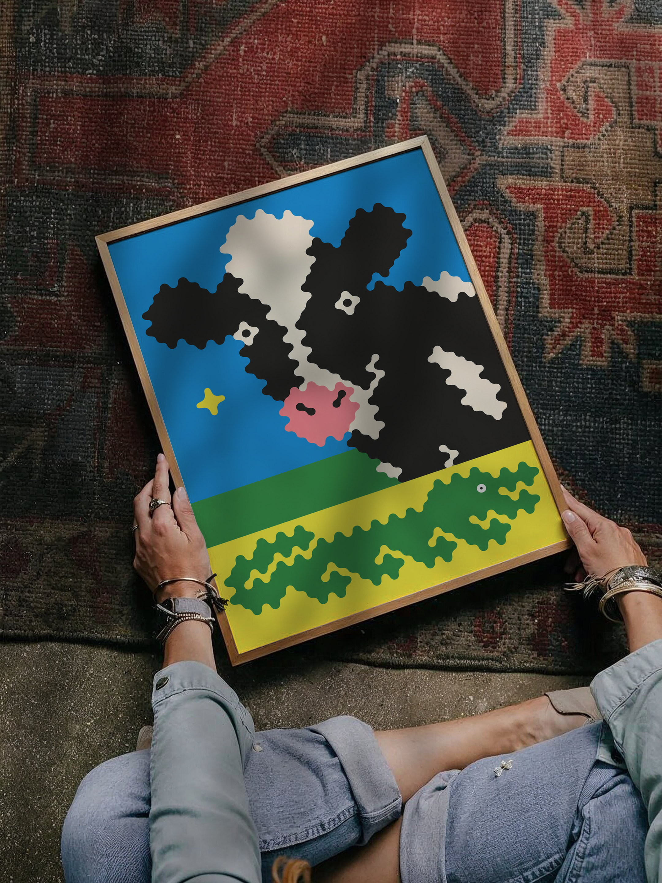 Pixel Cow