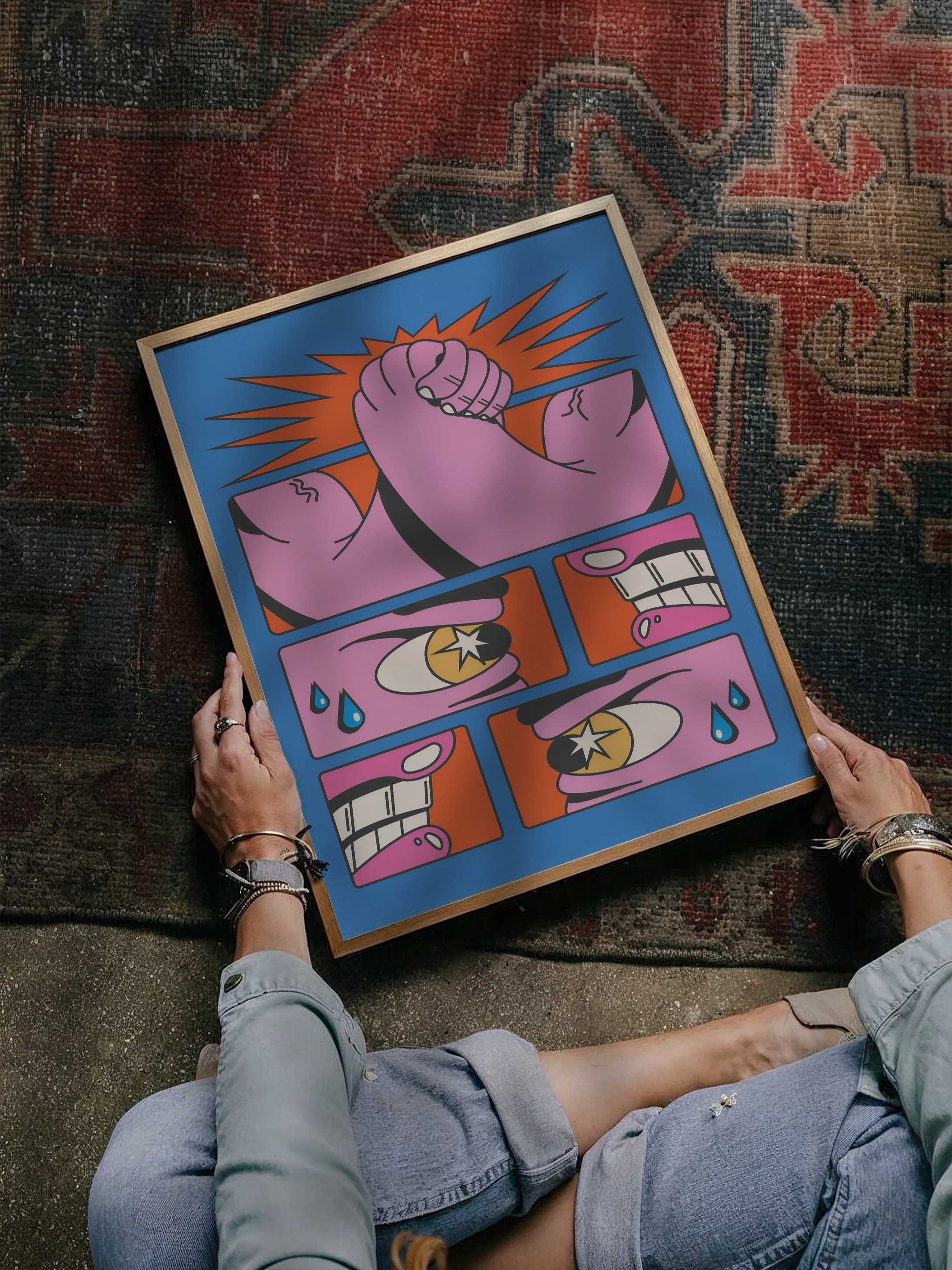 Bilek Güreşi – Pop Art Çizgi Roman