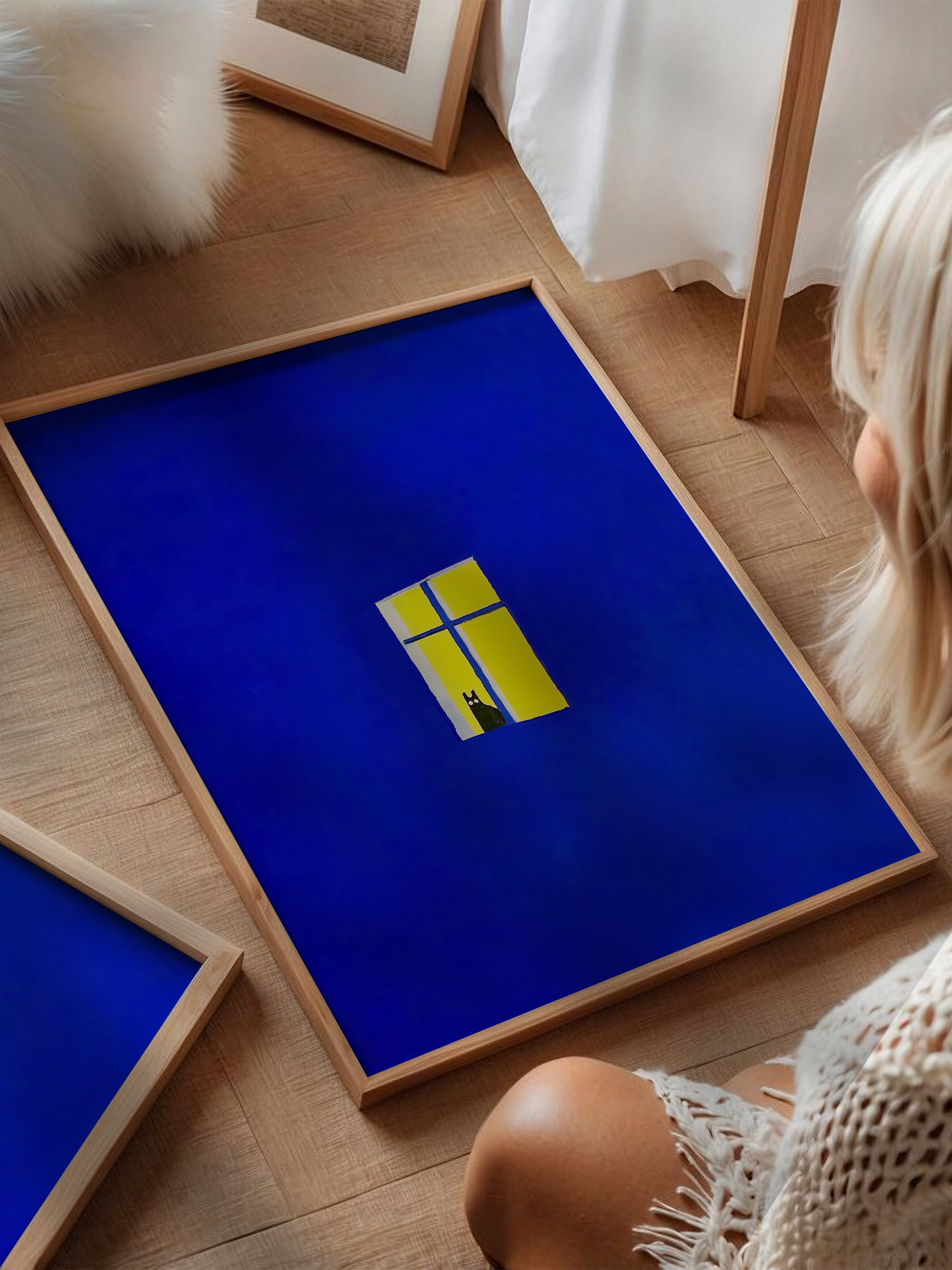 Yalnız Pencere – Minimal Gece Posteri