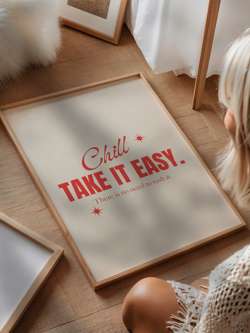 Take It Easy – Retro Tipografi Posteri