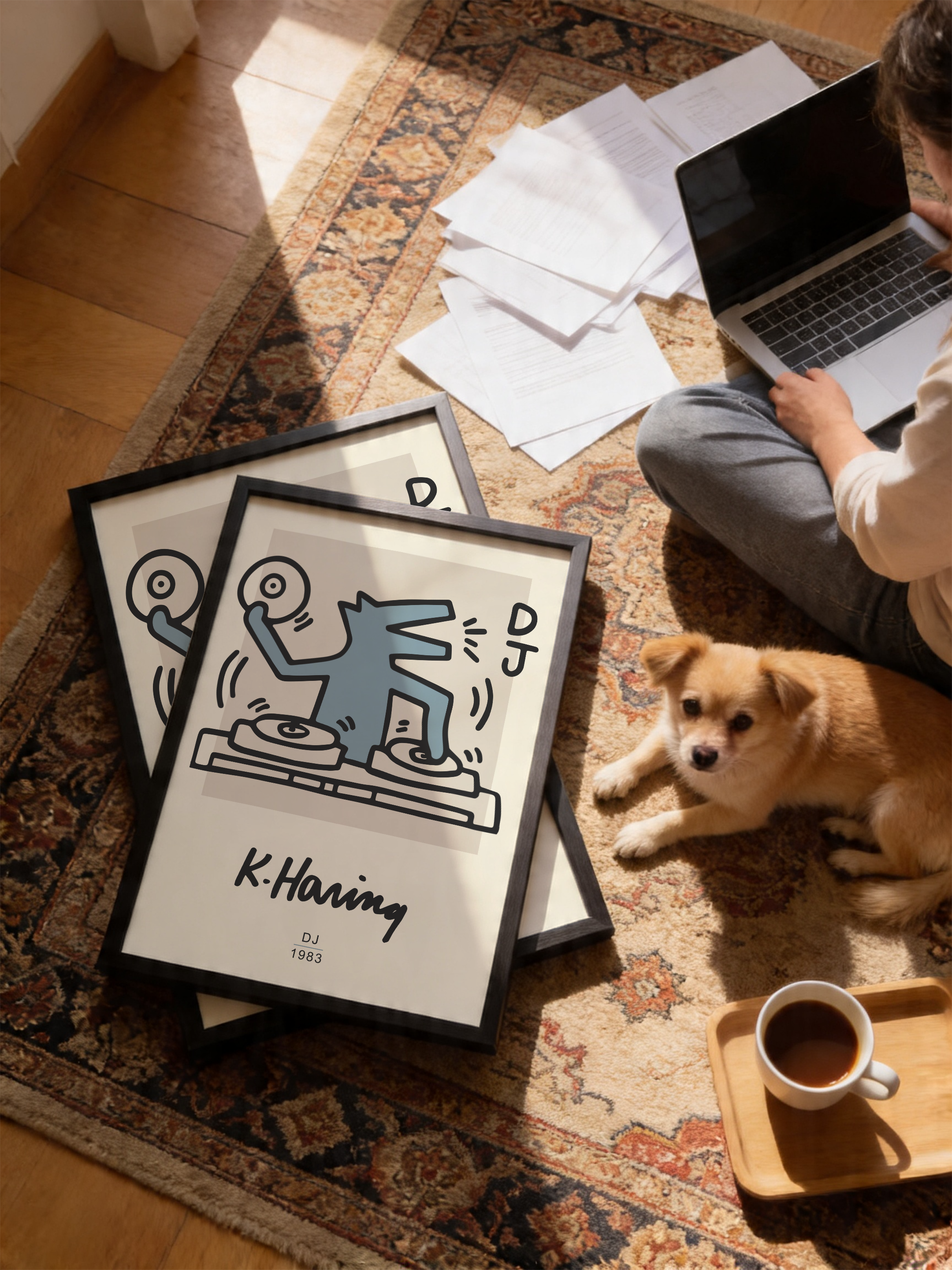Keith Haring -  DJ Dog