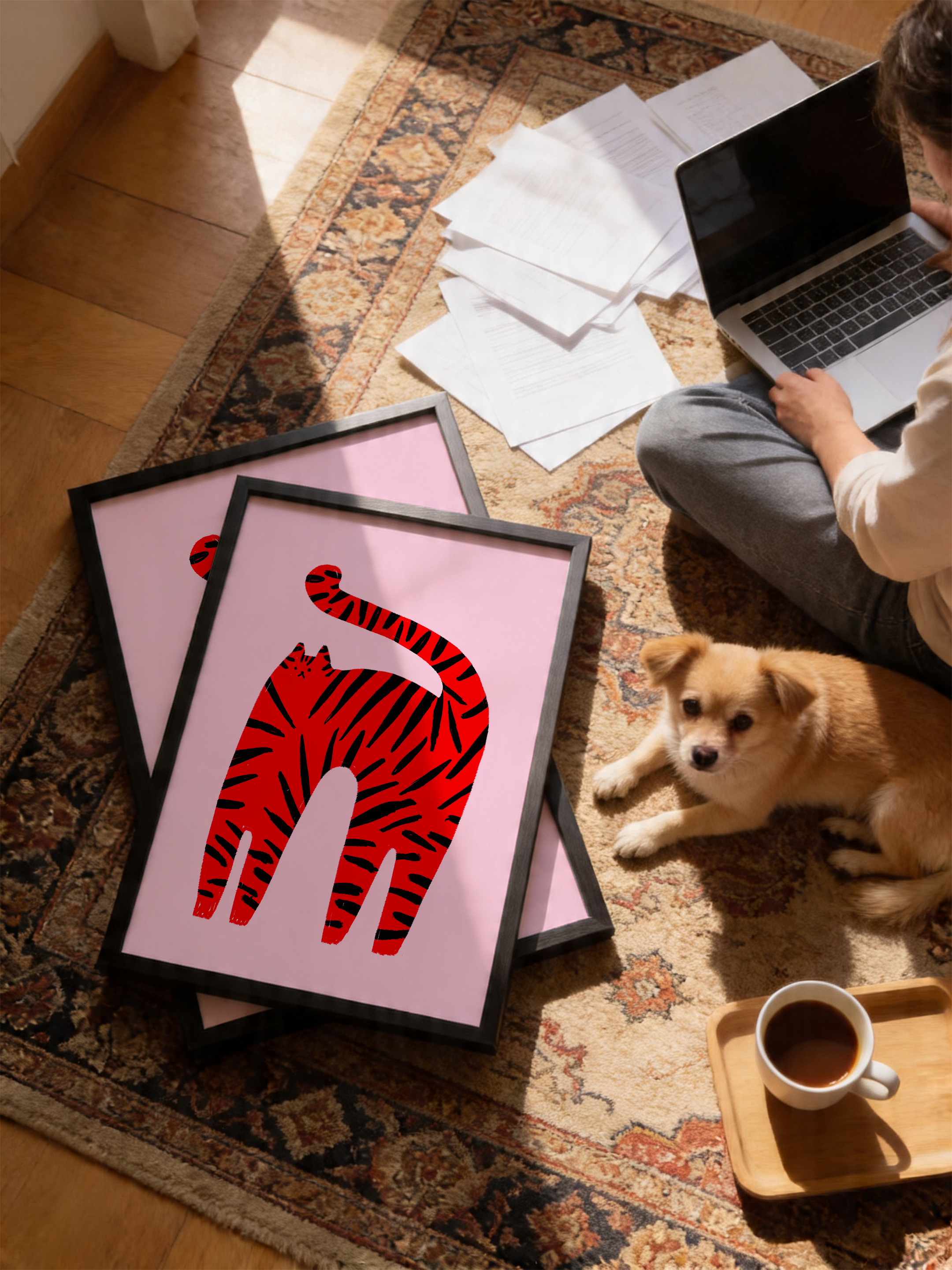 Kalın Çizgili Kedi