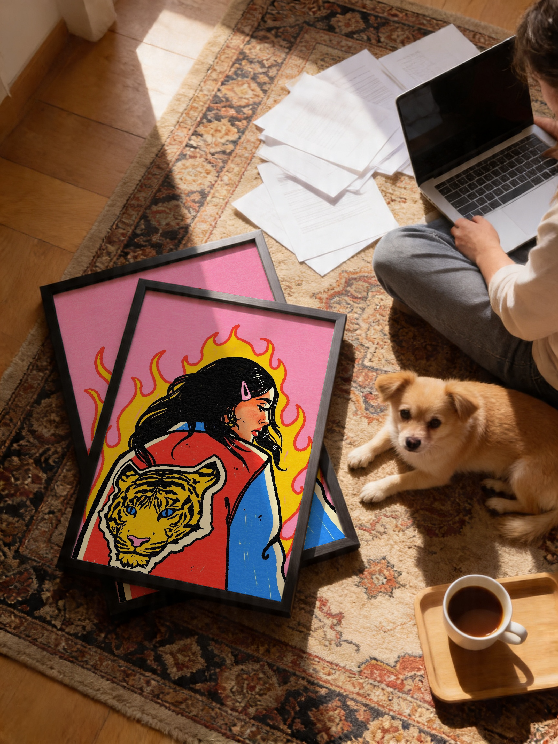 Vahşi Alev – Kaplan Ceketli Kız Posteri