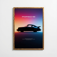 Neon Gradient Porsche
