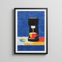 Sabah — Coffee Illustration Poster