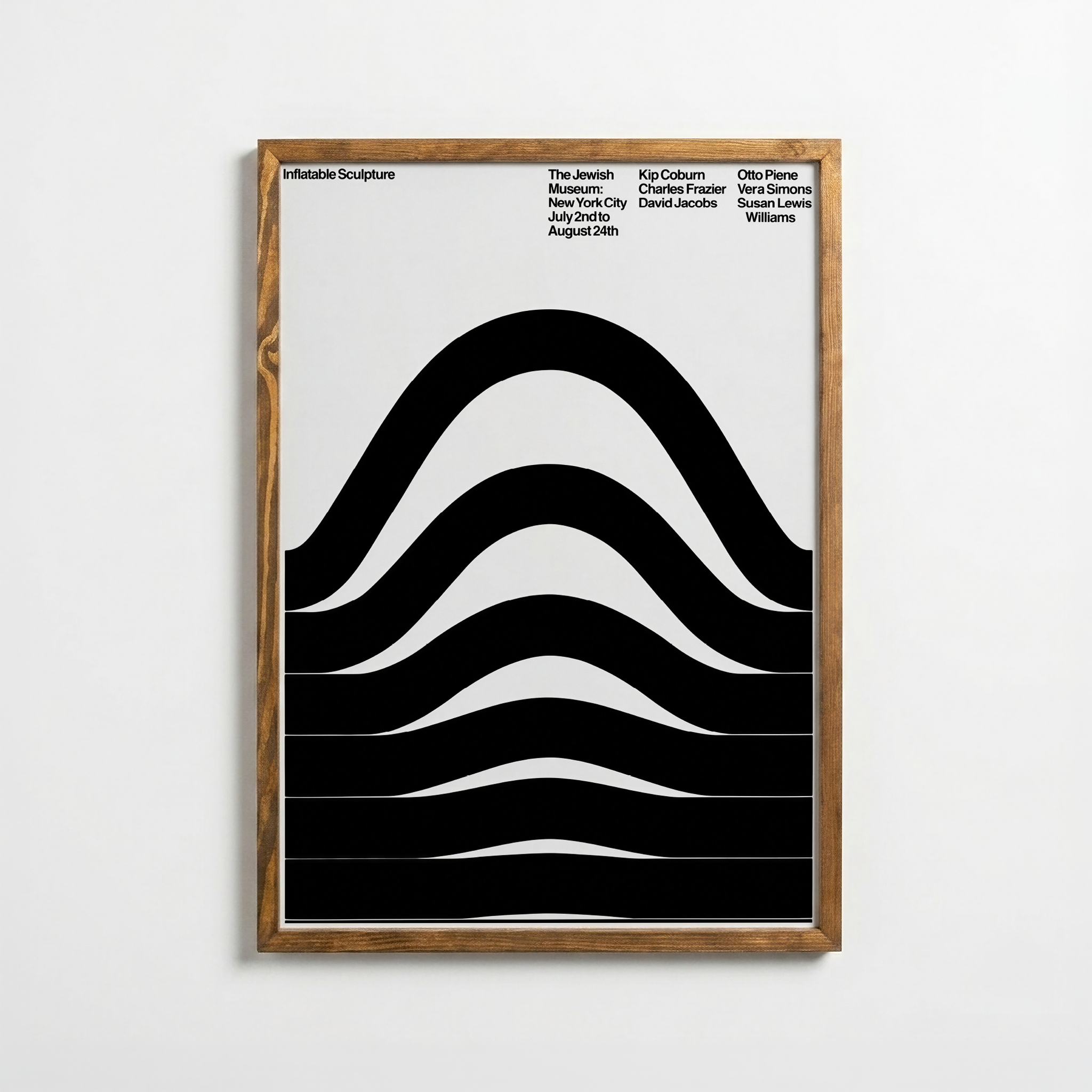 Şişen Dalgalar – Minimal Sergi Posteri