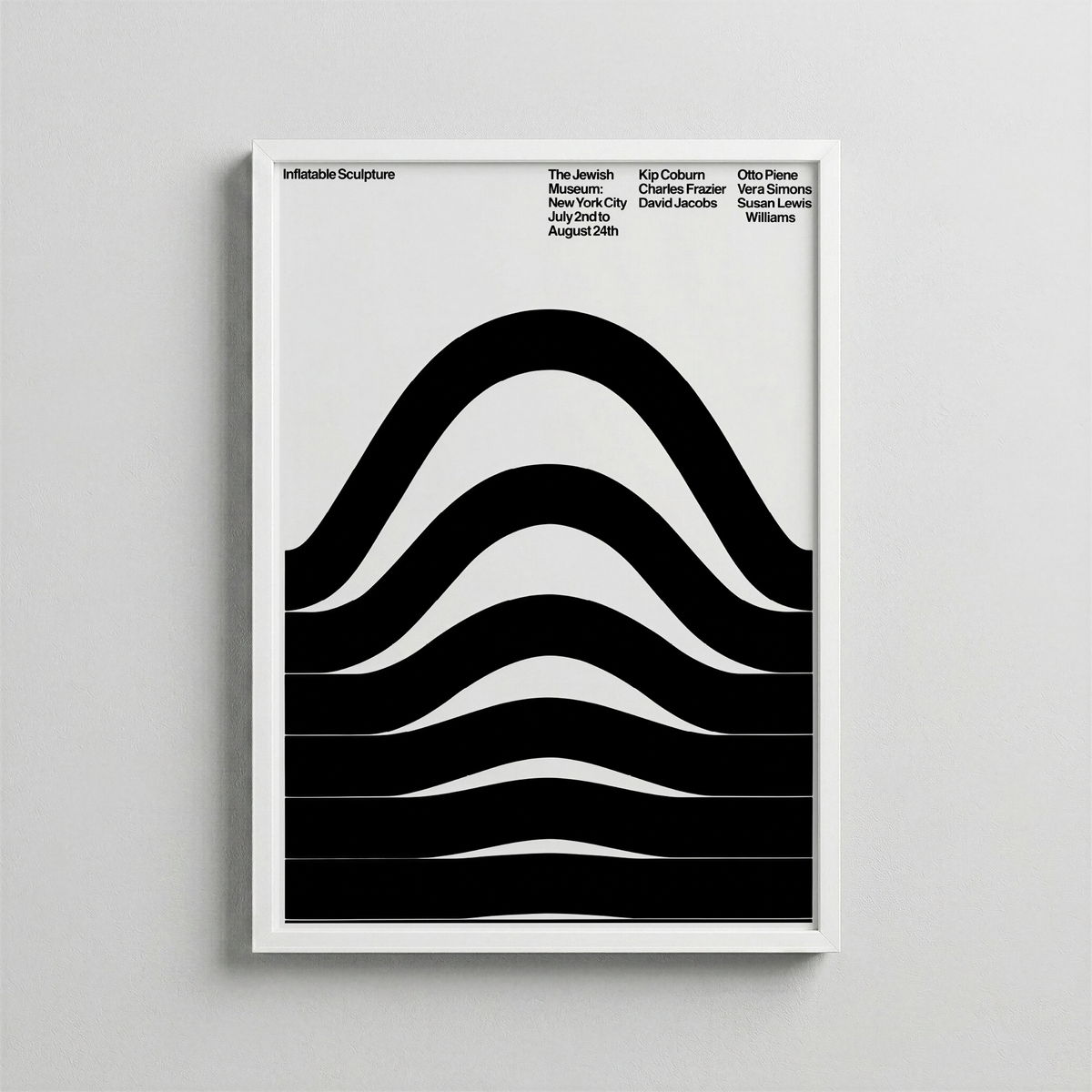 Şişen Dalgalar – Minimal Sergi Posteri