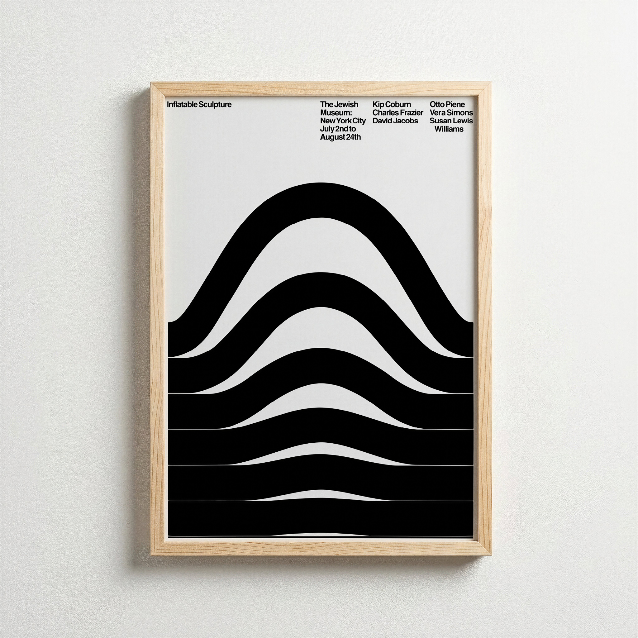 Şişen Dalgalar – Minimal Sergi Posteri