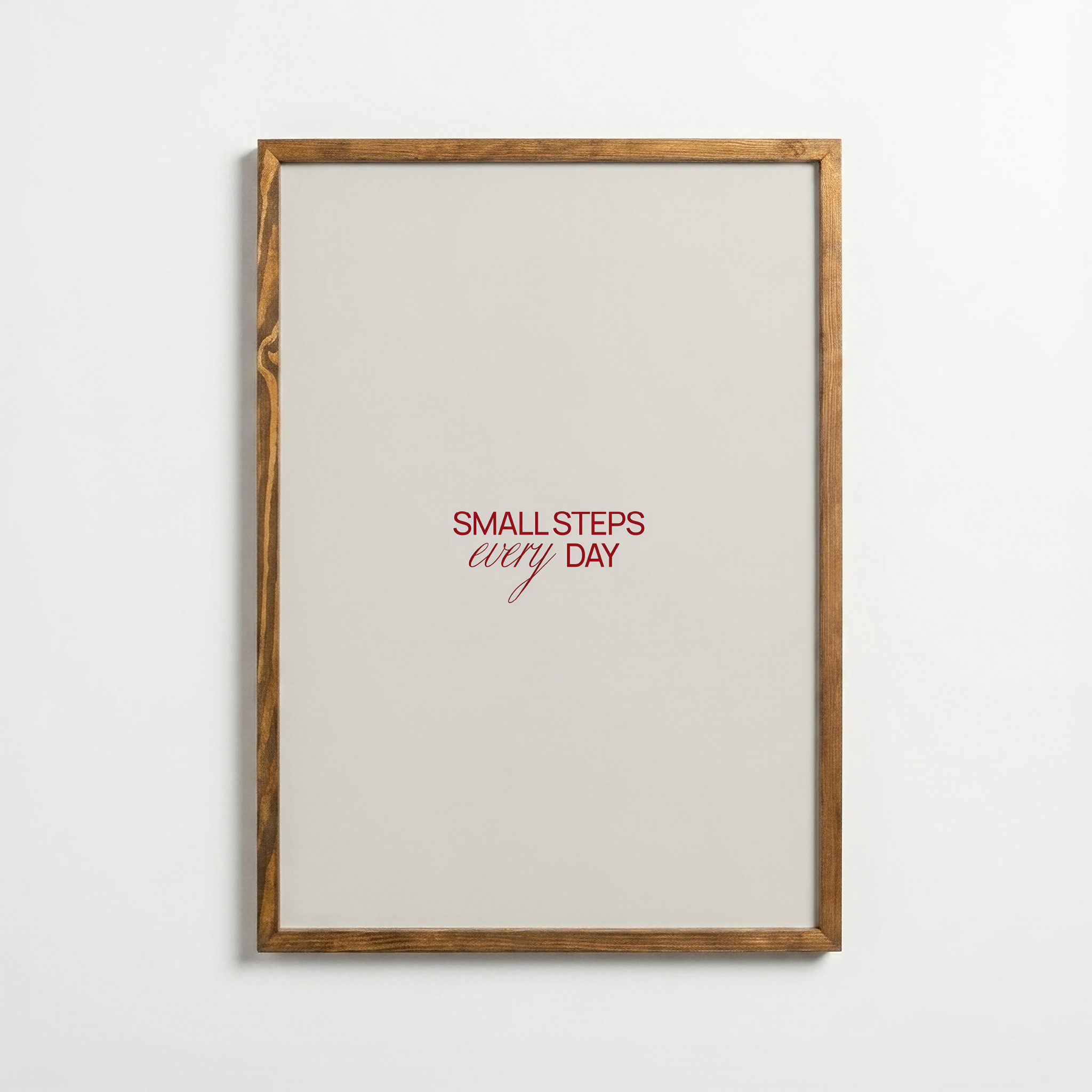 Small Steps Every Day