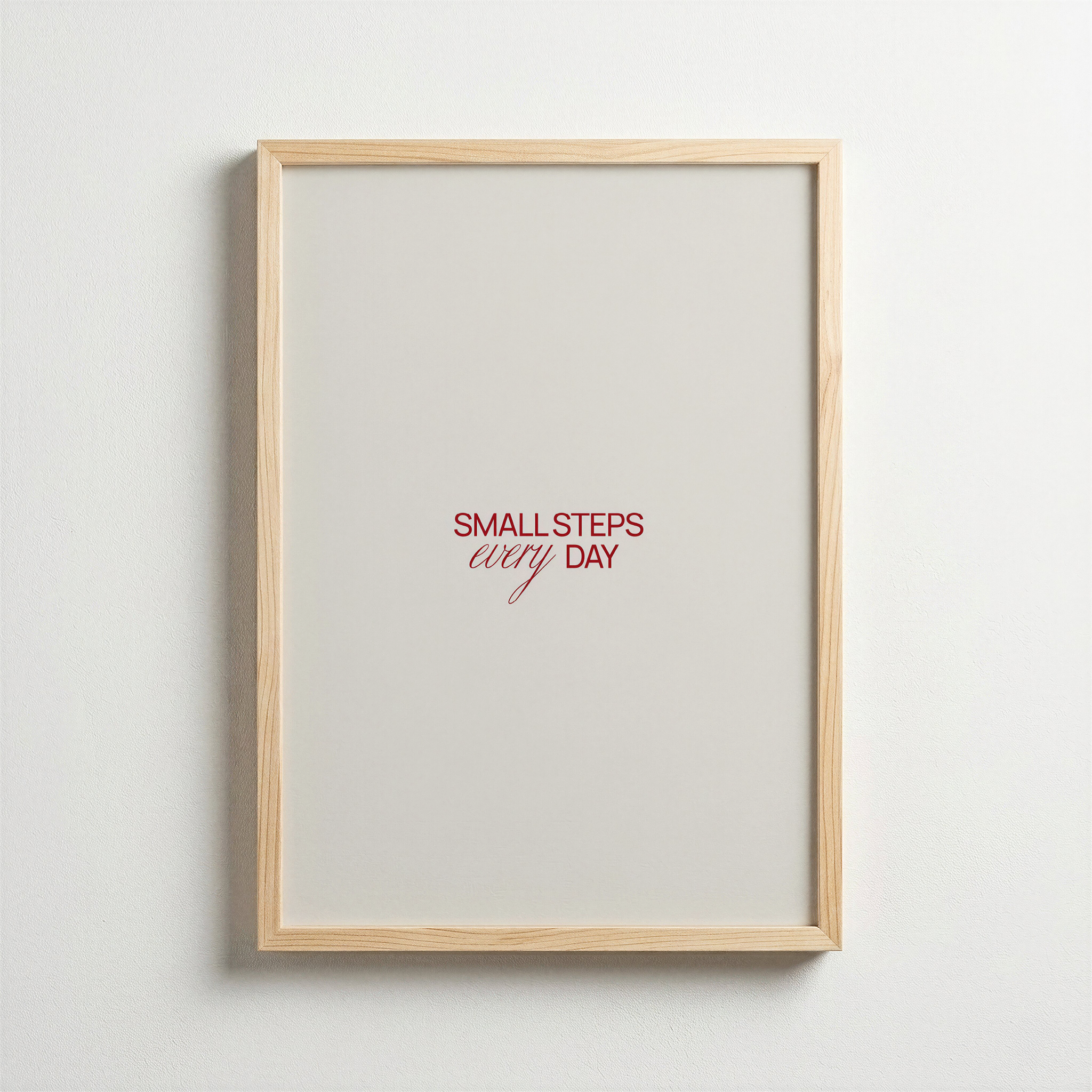 Small Steps Every Day