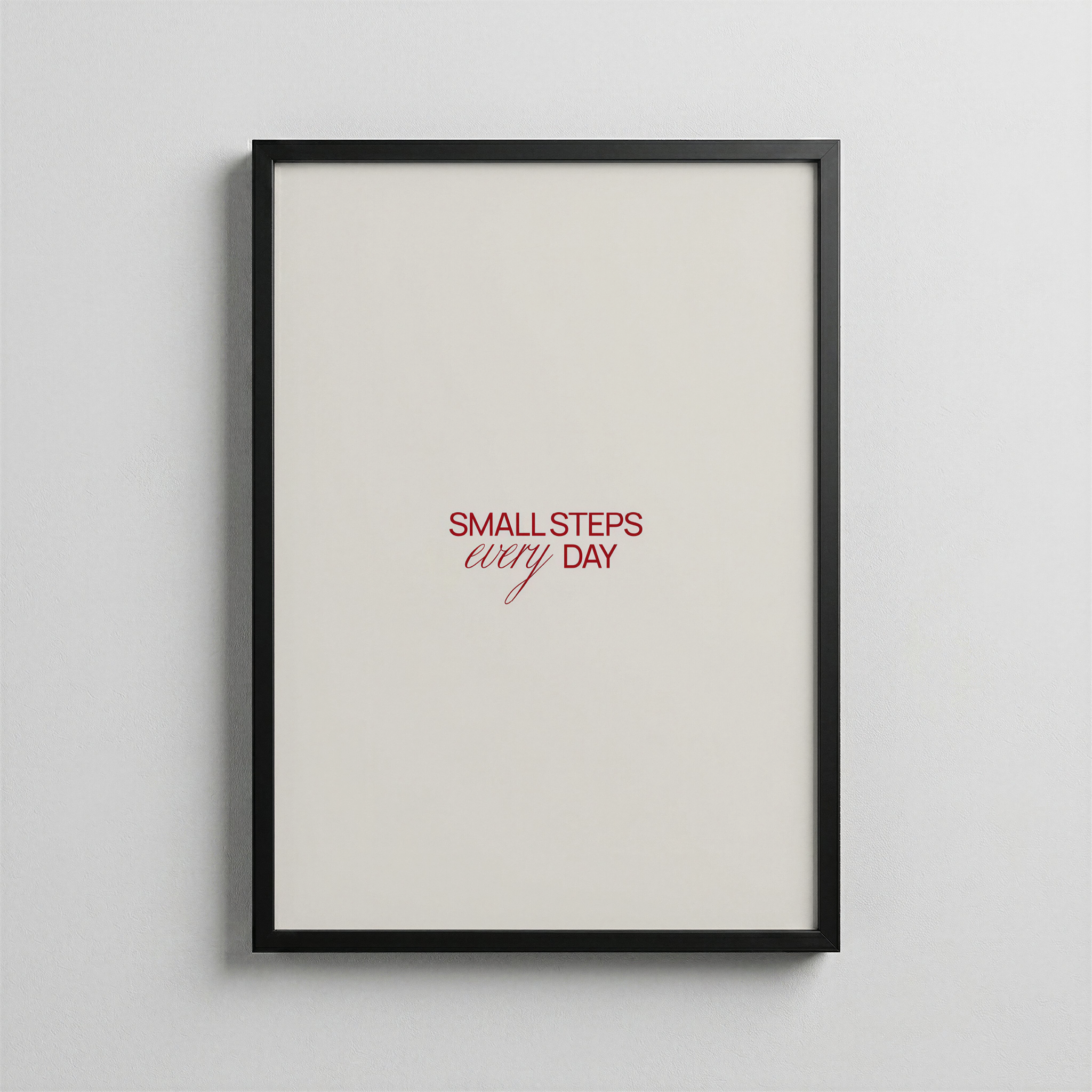 Small Steps Every Day