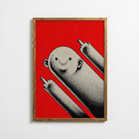 Smiling Rebel – Bold Graphic Poster