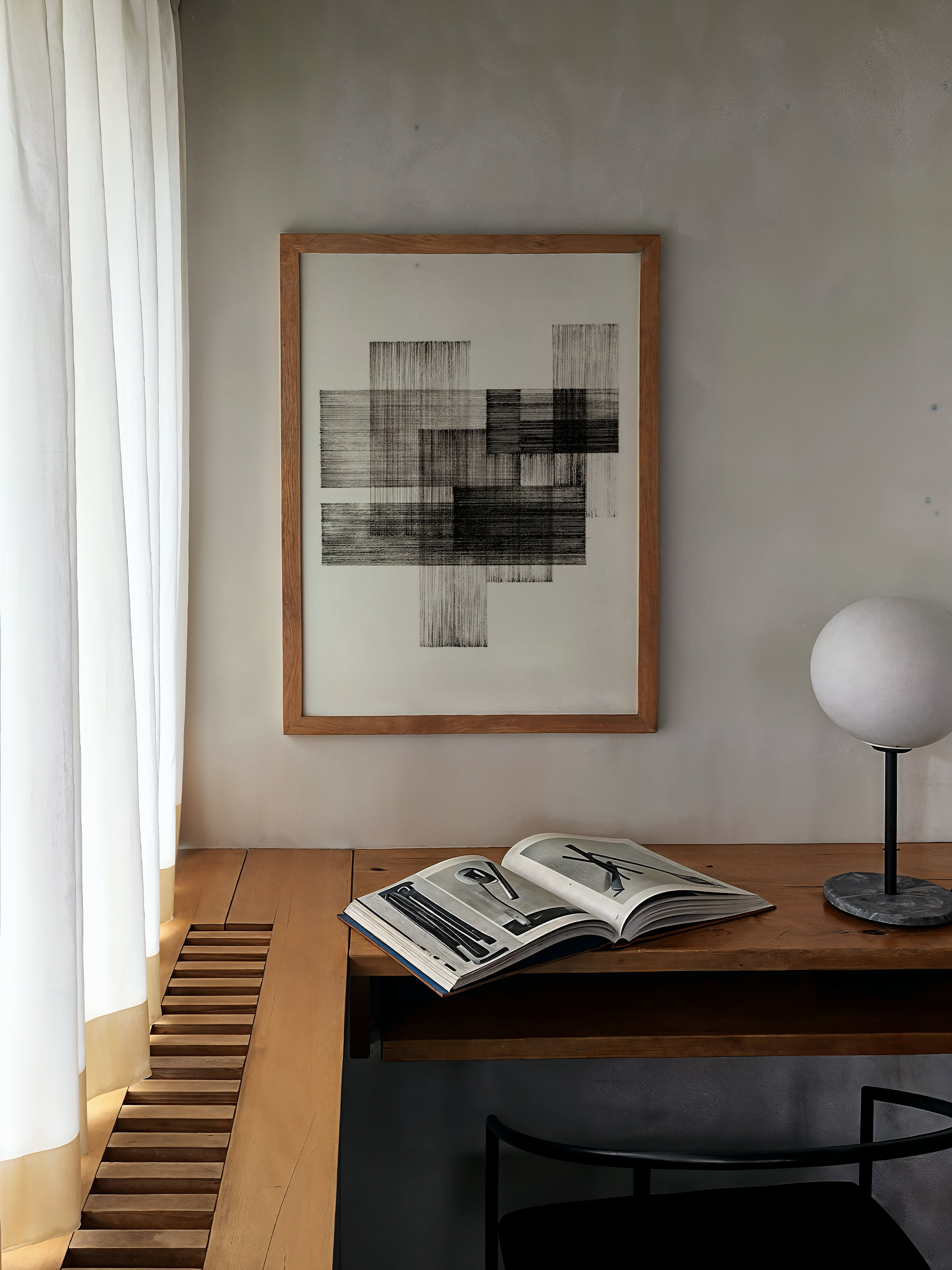Structure — Geometric Poster