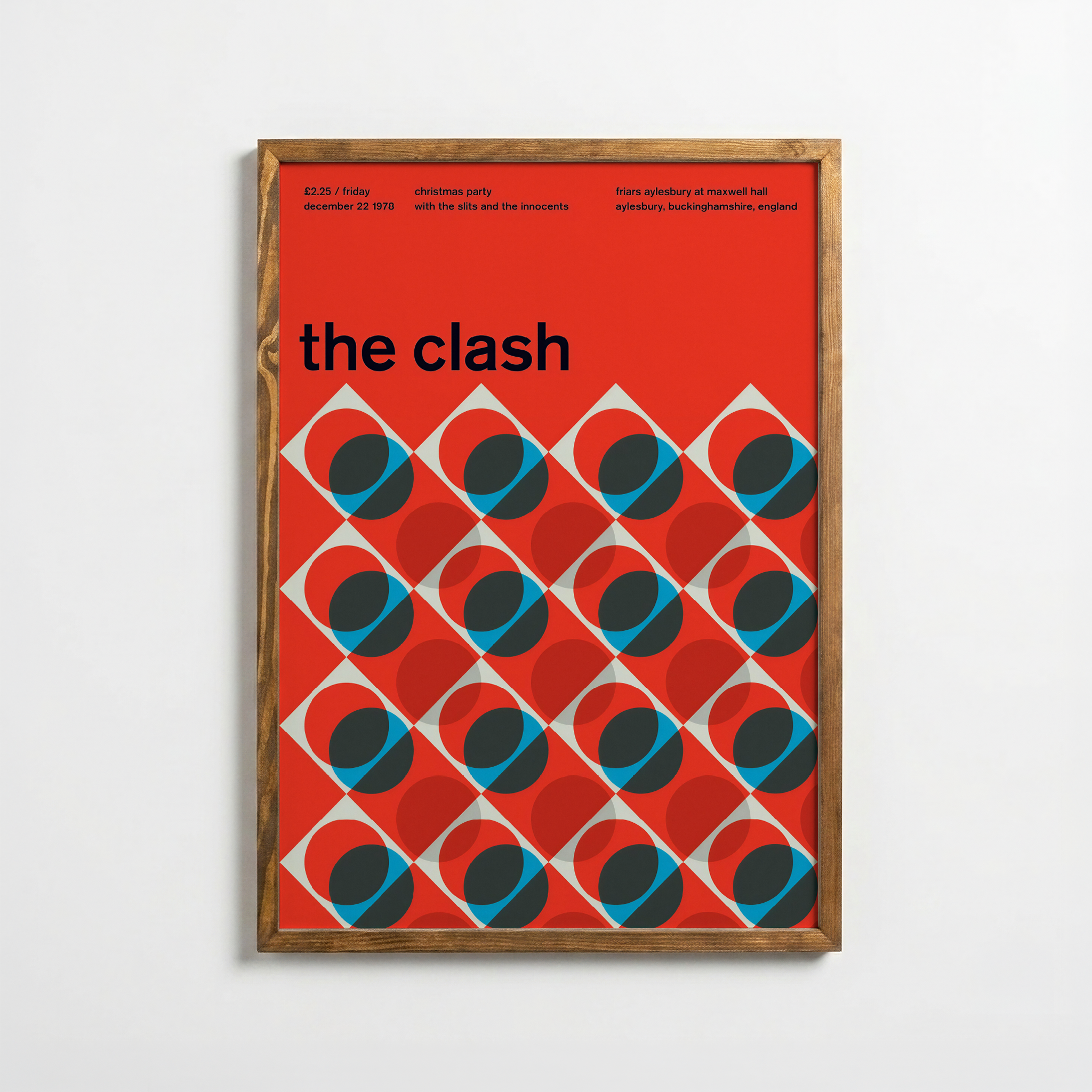 The Clash – Geometrik Punk Posteri