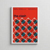 The Clash – Geometrik Punk Posteri