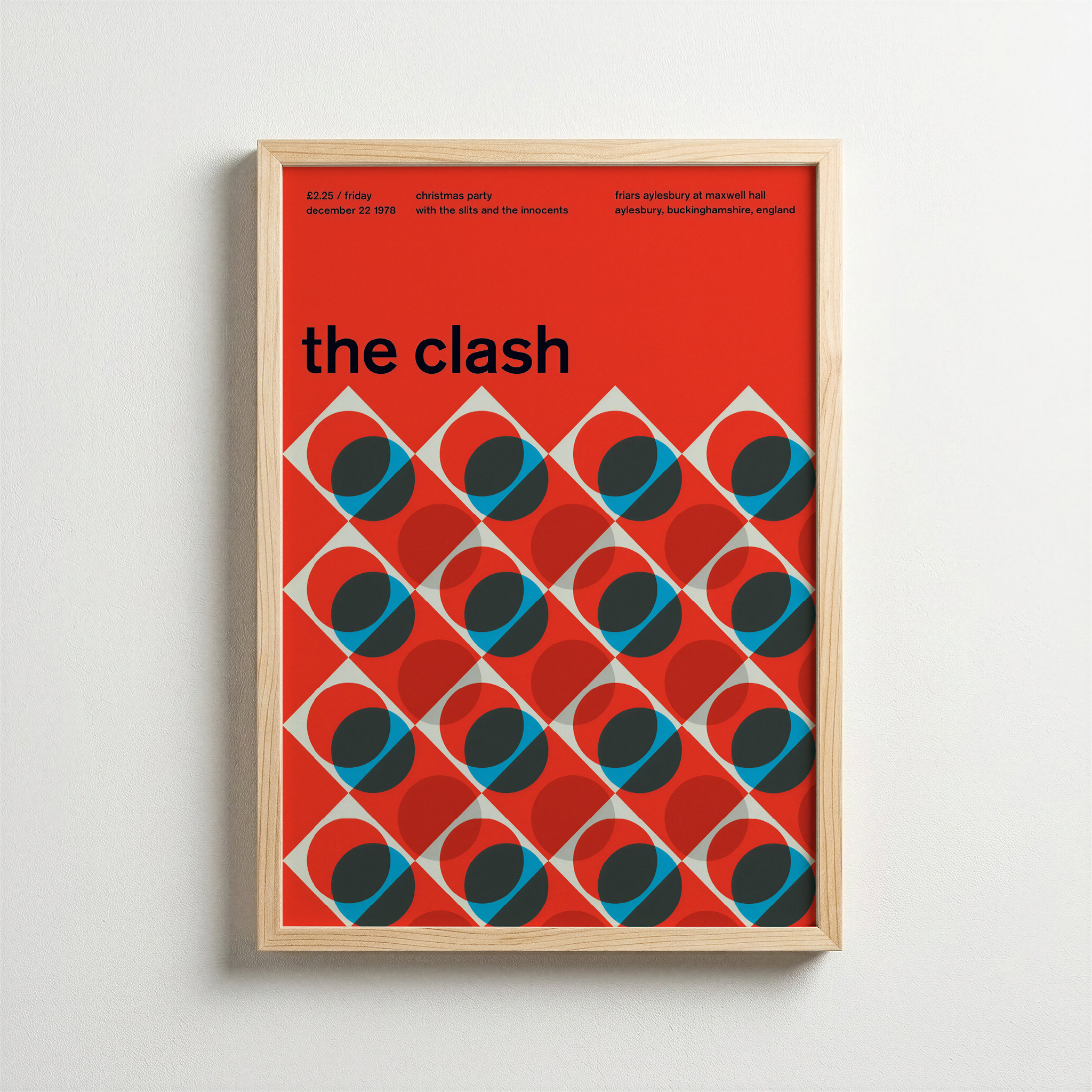 The Clash – Geometrik Punk Posteri