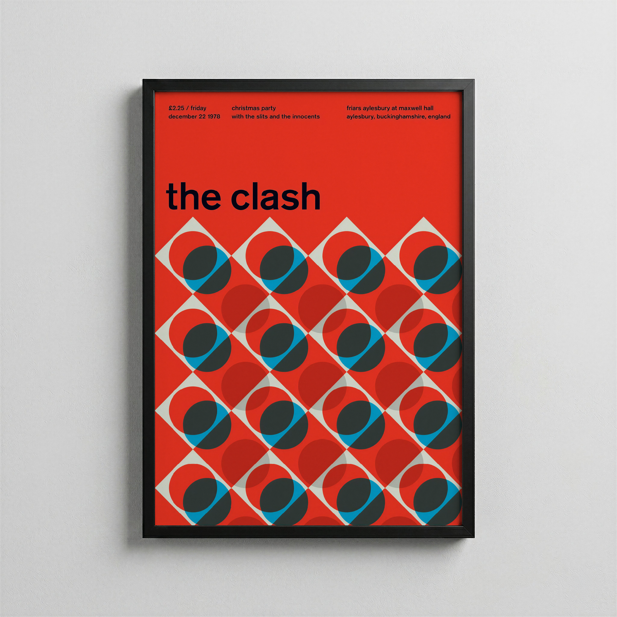 The Clash – Geometrik Punk Posteri