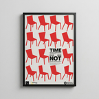 Time Is Not – Abstract Chair Poster