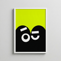 Two Faces – Minimal Character Poster
