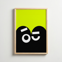 Two Faces – Minimal Character Poster