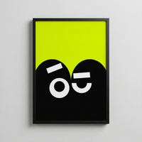 Two Faces – Minimal Character Poster