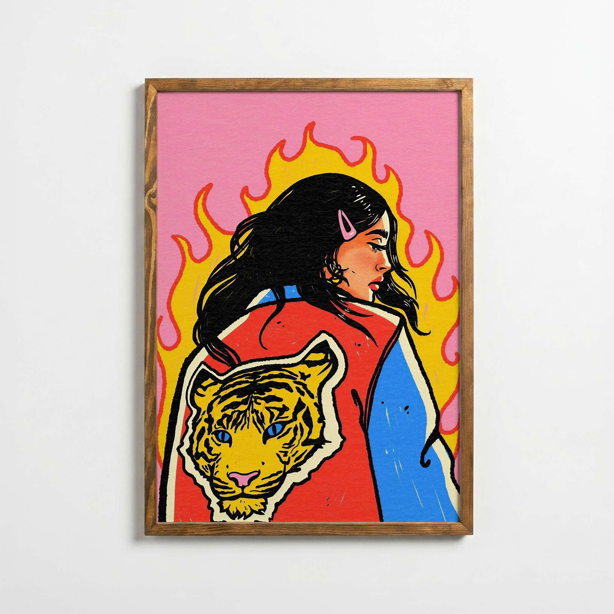 Vahşi Alev – Kaplan Ceketli Kız Posteri