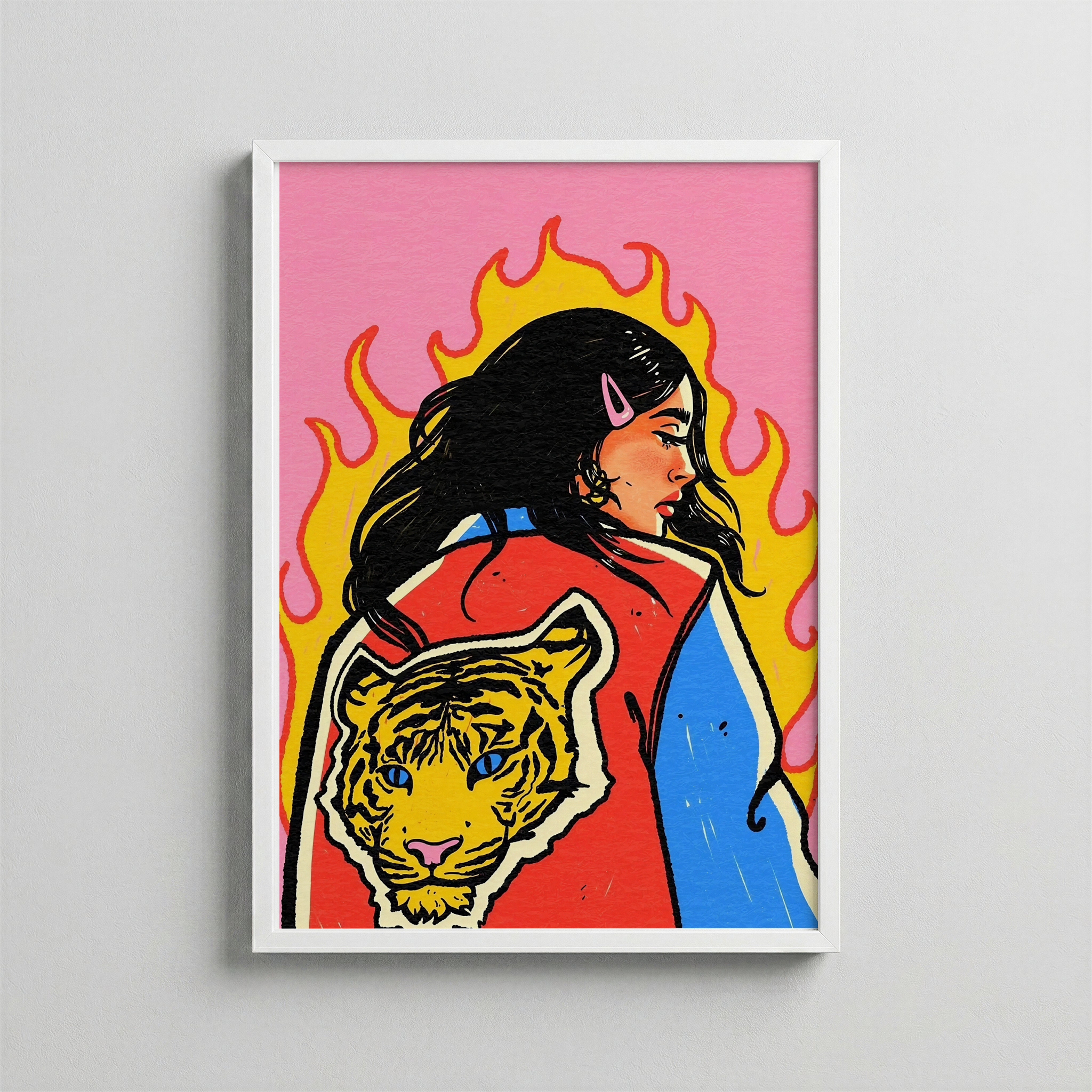 Vahşi Alev – Kaplan Ceketli Kız Posteri