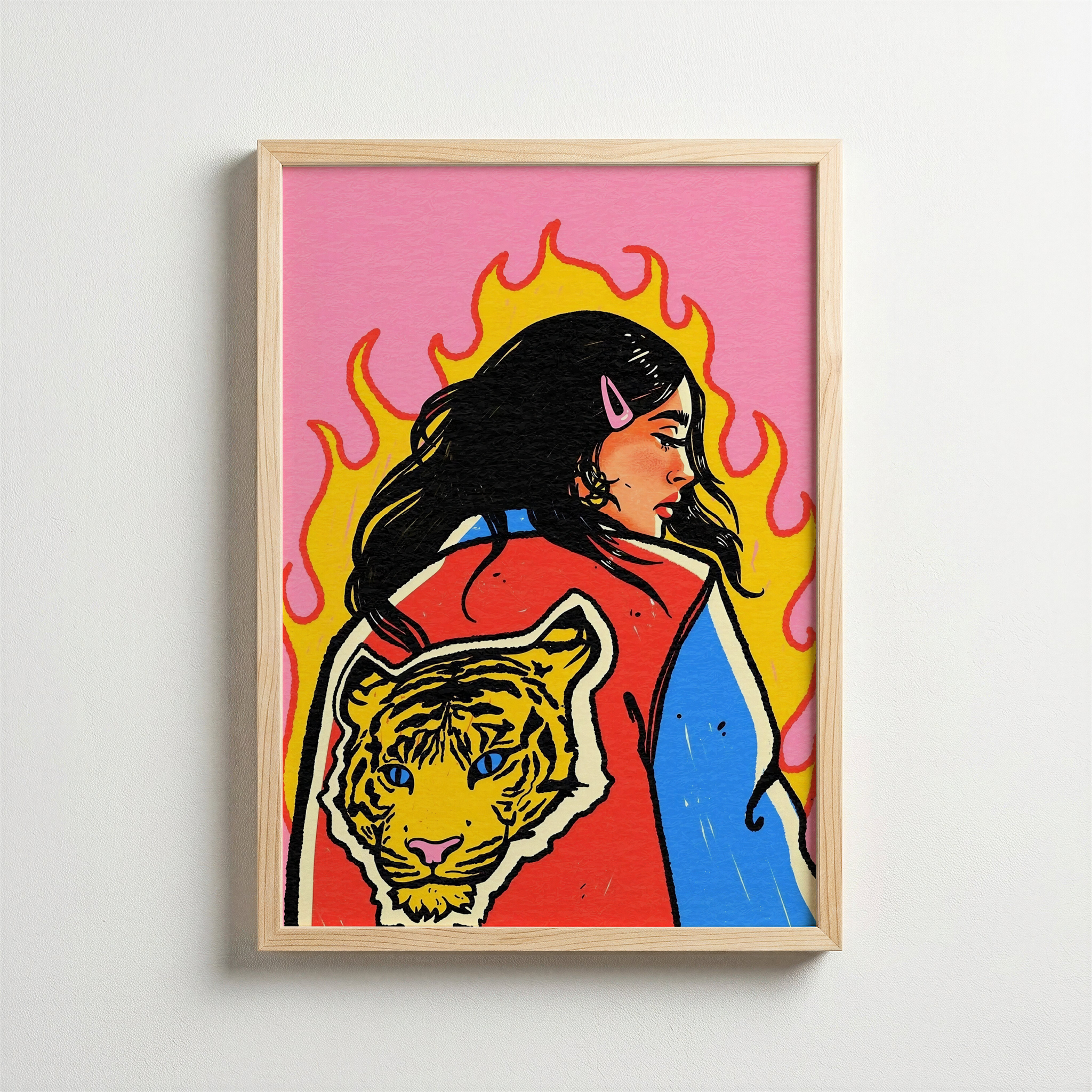 Vahşi Alev – Kaplan Ceketli Kız Posteri