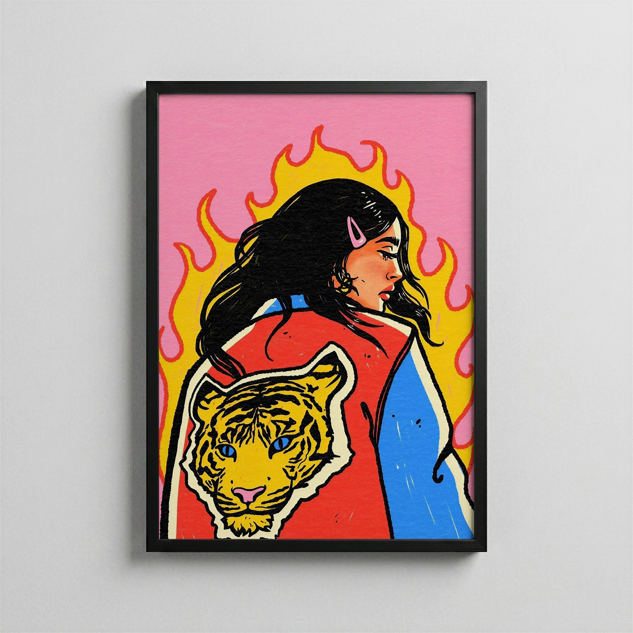 Vahşi Alev – Kaplan Ceketli Kız Posteri