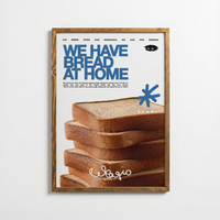 We Have Bread – Minimal Food Poster