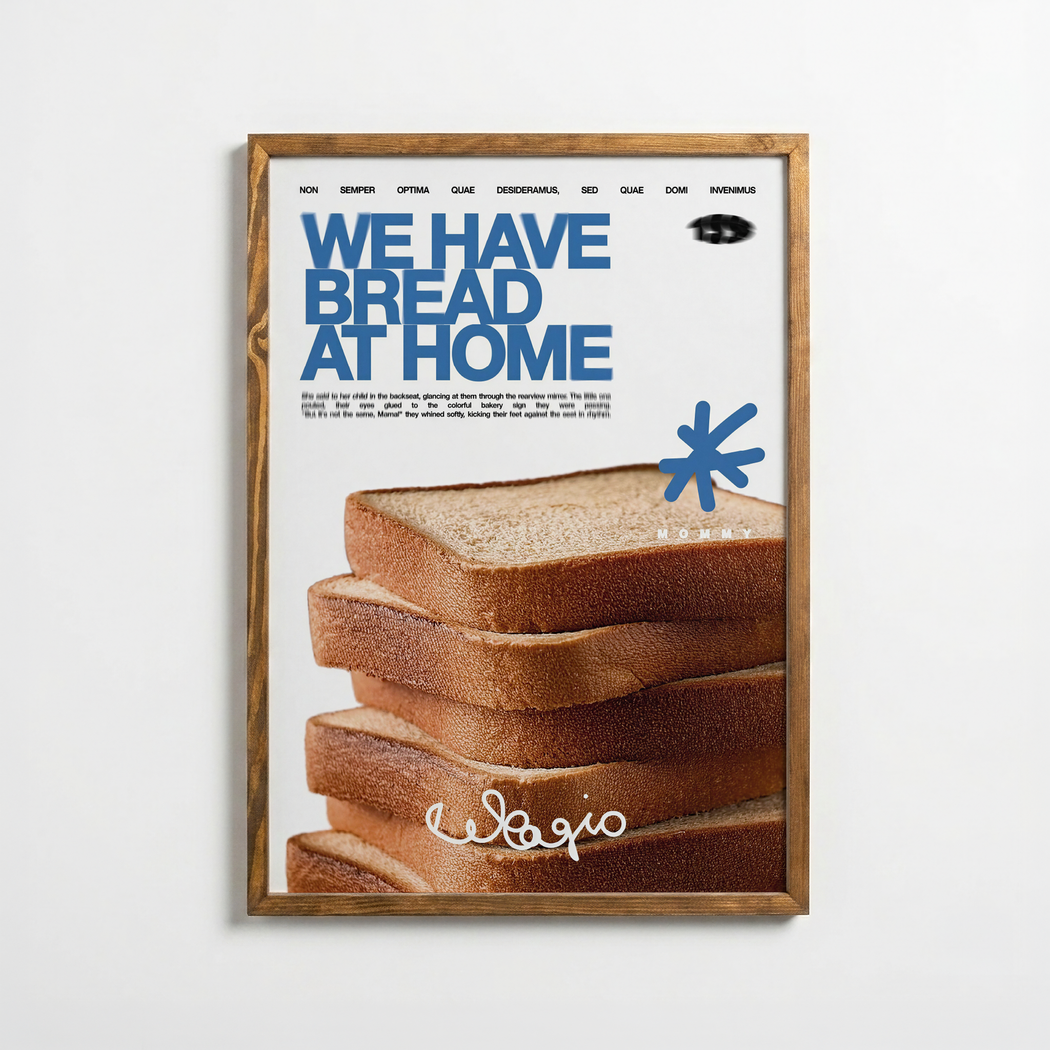 We Have Bread – Minimal Food Poster
