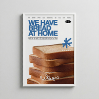 We Have Bread – Minimal Food Poster